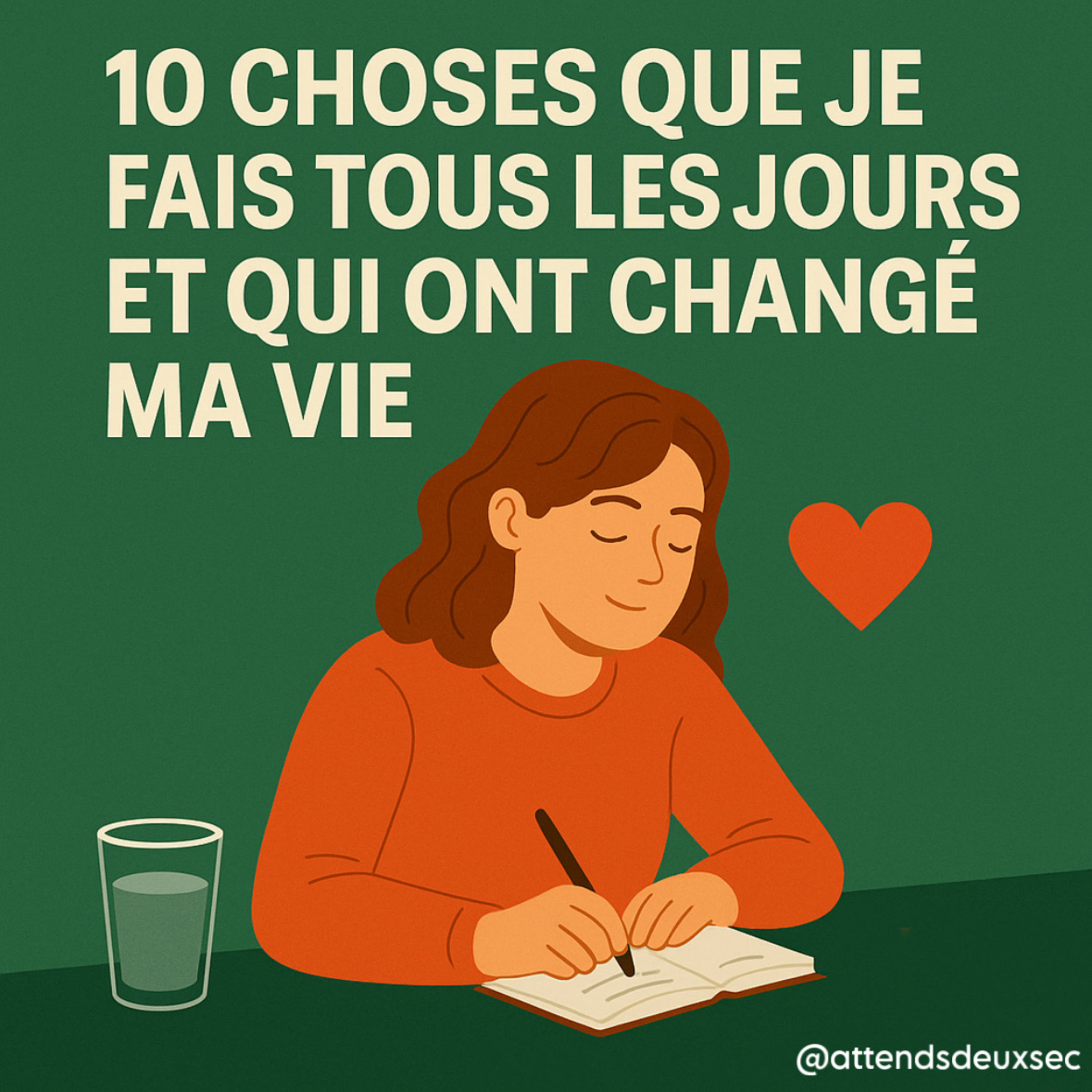 10 choses que je fais tous les jours et qui ont changé ma vie ❤️‍🩹 episode artwork