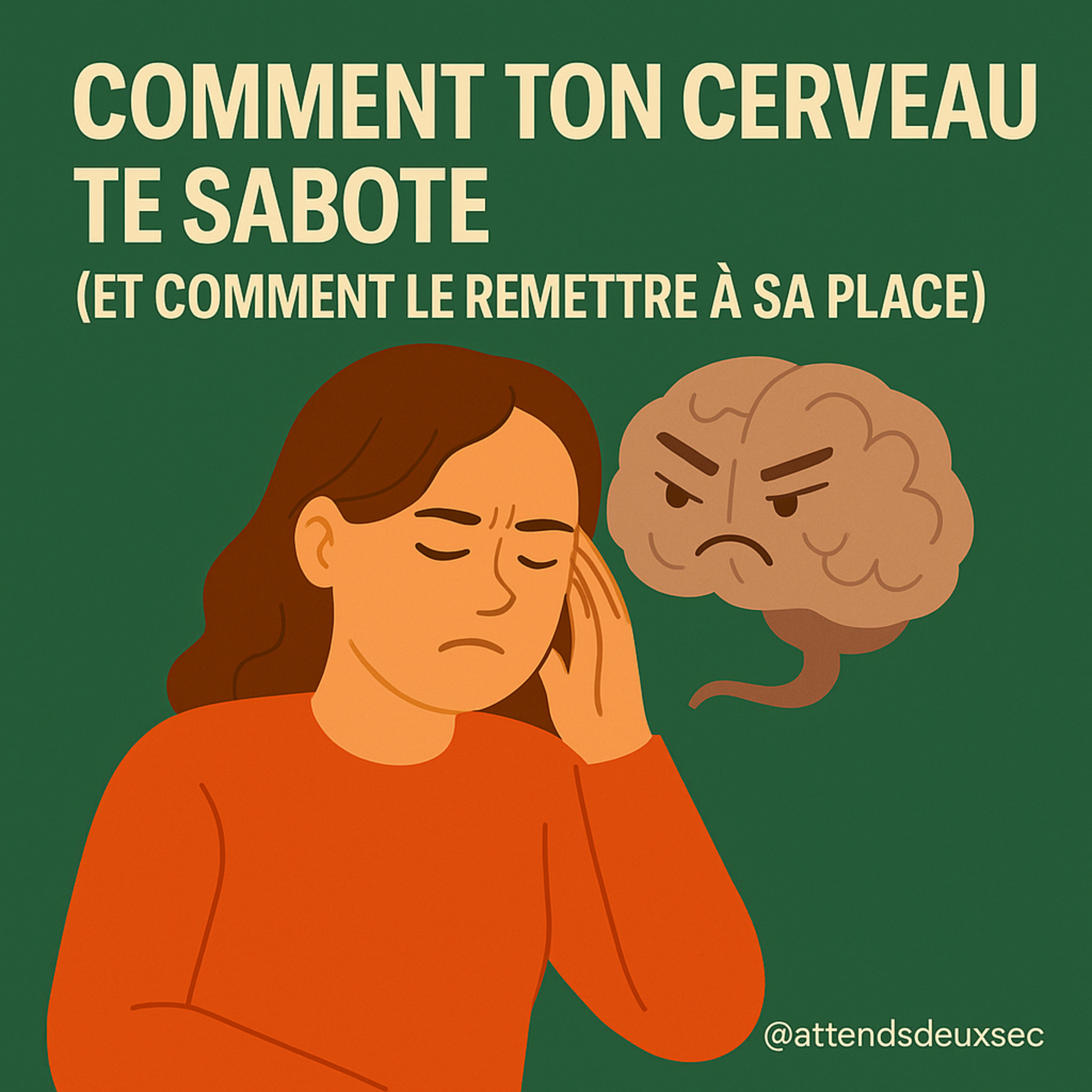 Comment ton cerveau te sabote (et comment le remettre à sa place)  episode artwork