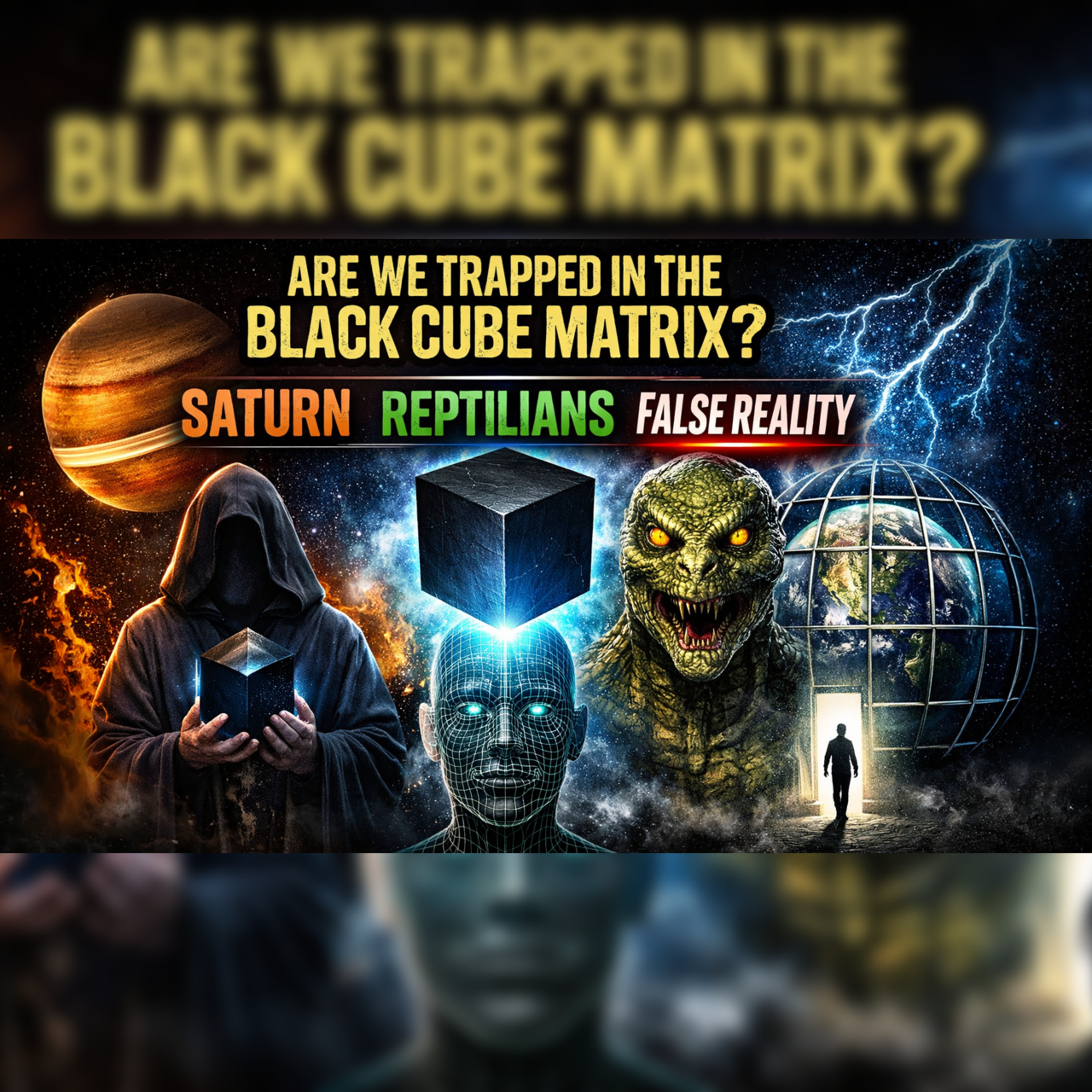The Black Cube Matrix EXPOSED | Saturn, Reptilians, False Reality & the Nature of Consciousness