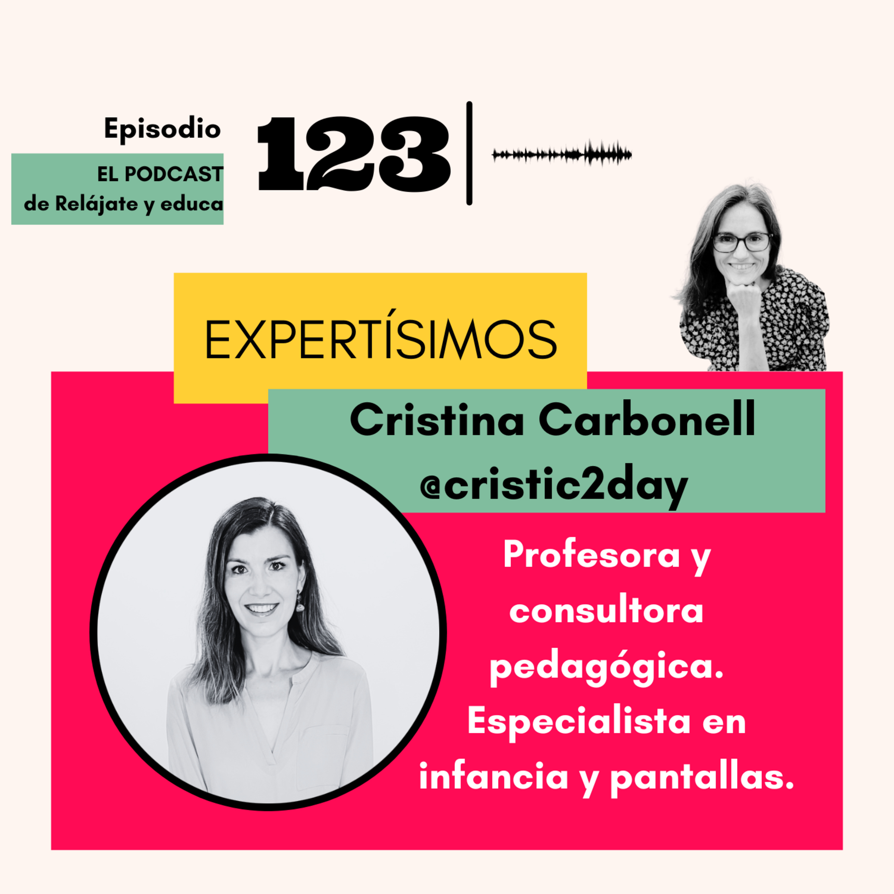 ¿Cómo educamos a nuestros hijos en tecnología? Expertísimos con Cristina Carbonell episode artwork