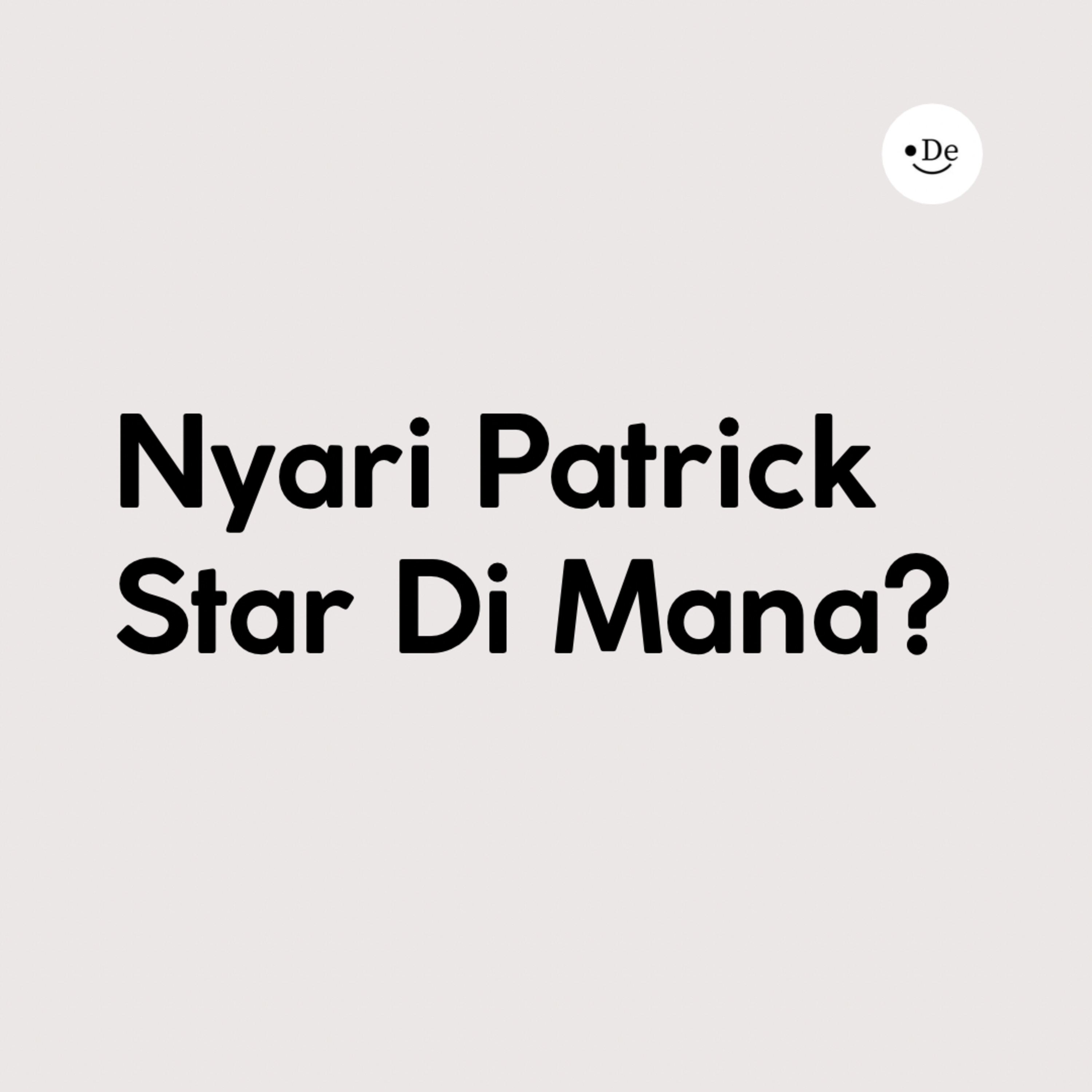 Nyari patrick star dimana? episode artwork