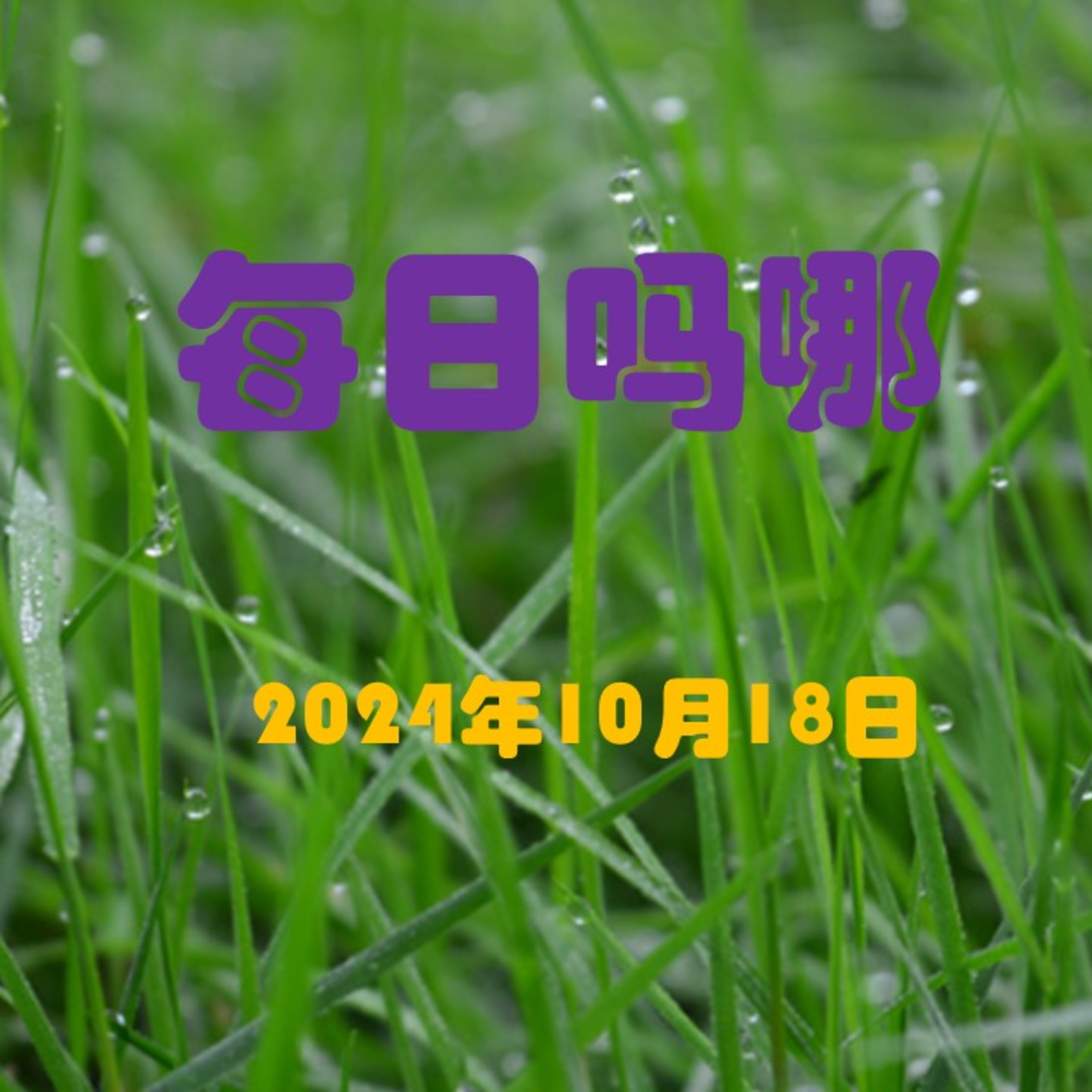 {每日吗哪}10月18日  判断的金三角 episode artwork