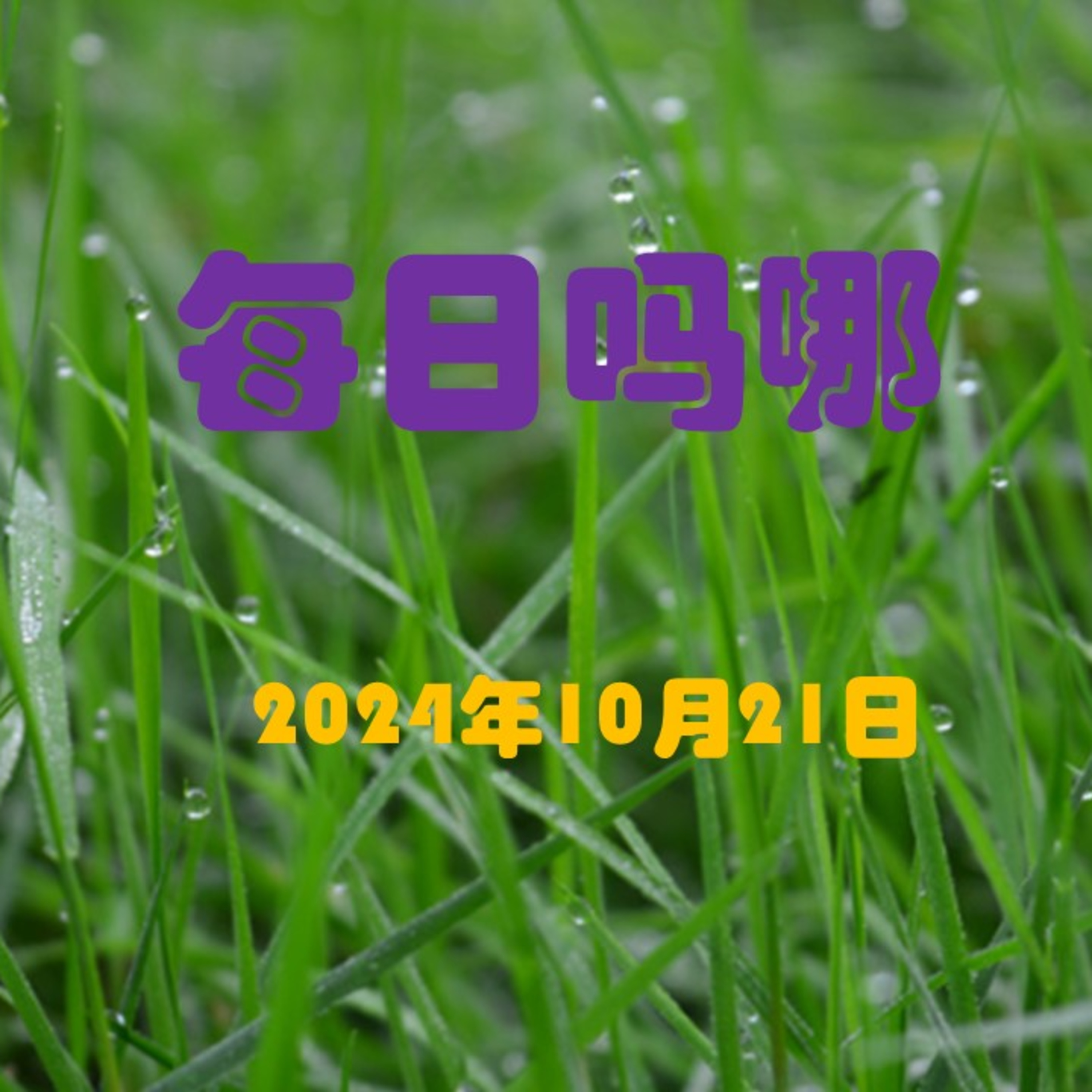 {每日吗哪}10月21日  优先序 episode artwork