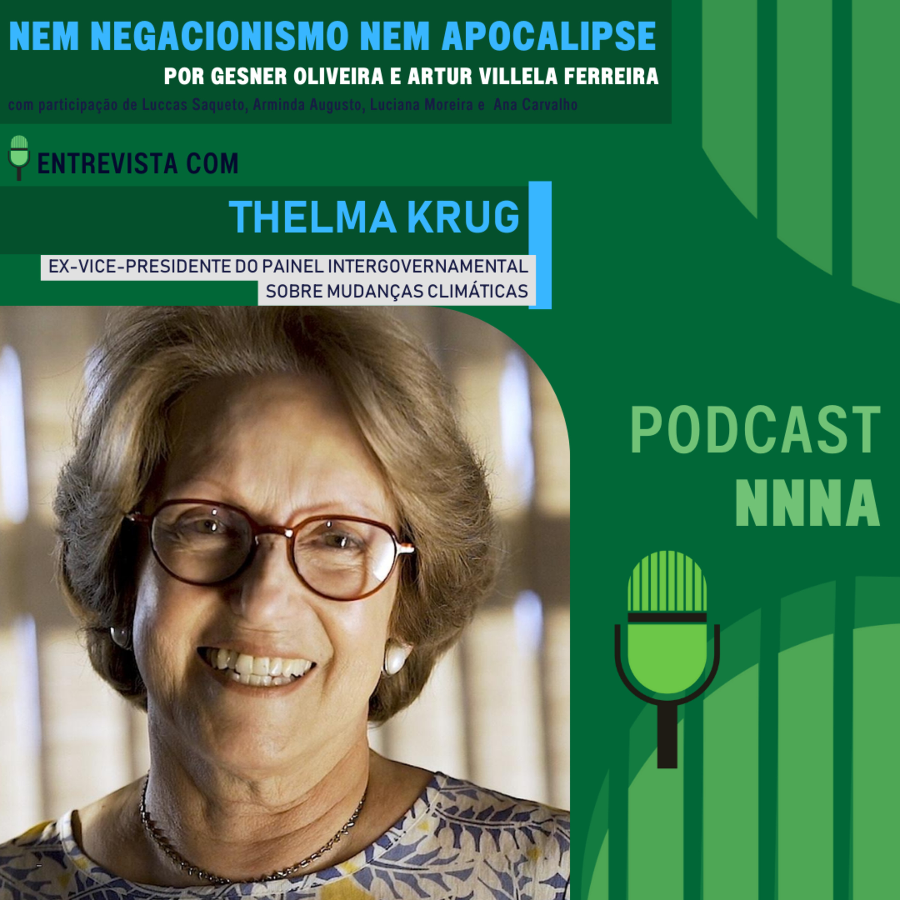  NNNA #172-Parte 2/2-Entrevista com Thelma Krug,ex-vice presidente do Painel Intergovernamental sobre Mudanças Climáticas, por Gesner Oliveira e Artur Villela Ferreira episode artwork