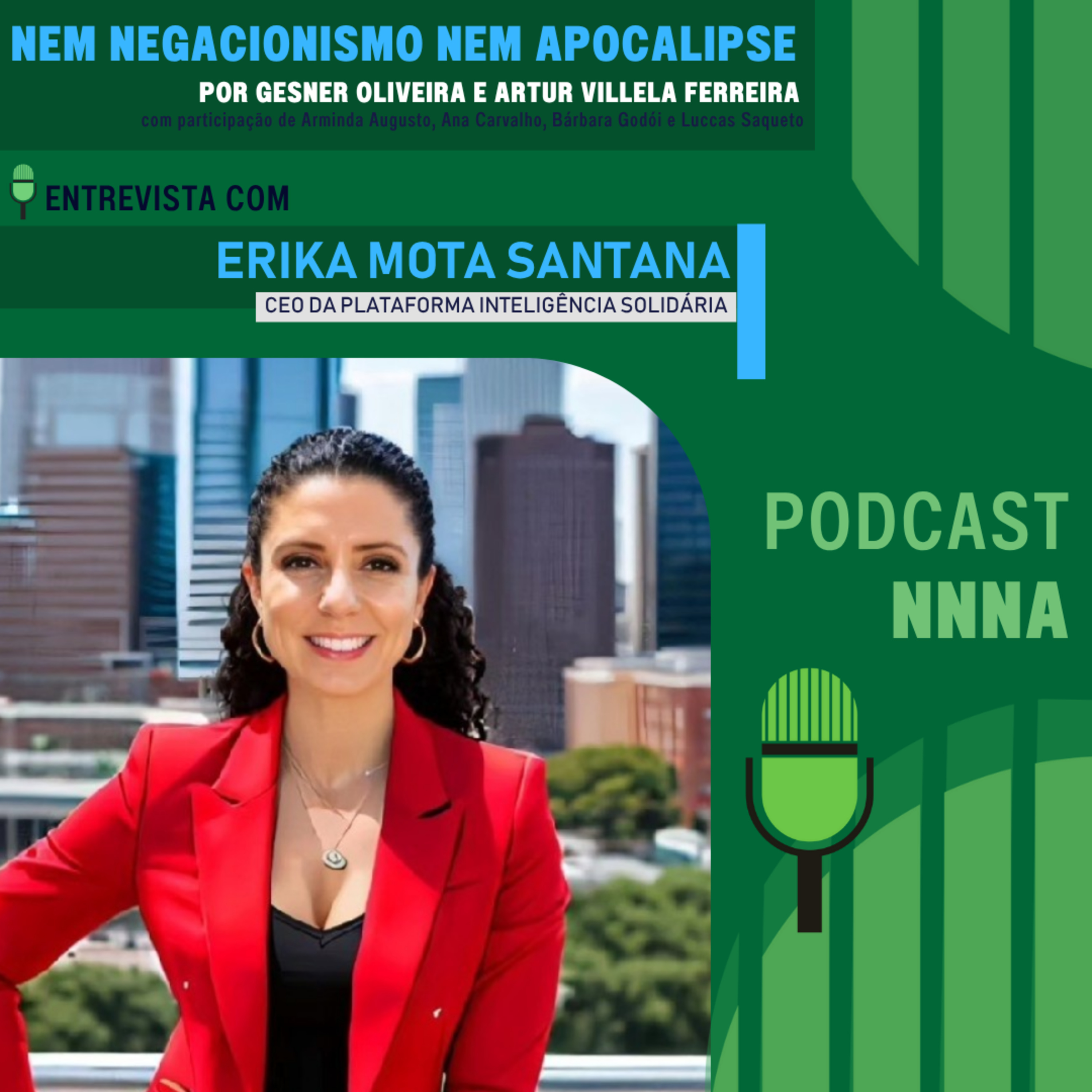 NNNA #195 – Erika Mota Santana, CEO da Plataforma Inteligência Solidária, por Gesner Oliveira e Artur Villela Ferreira episode artwork