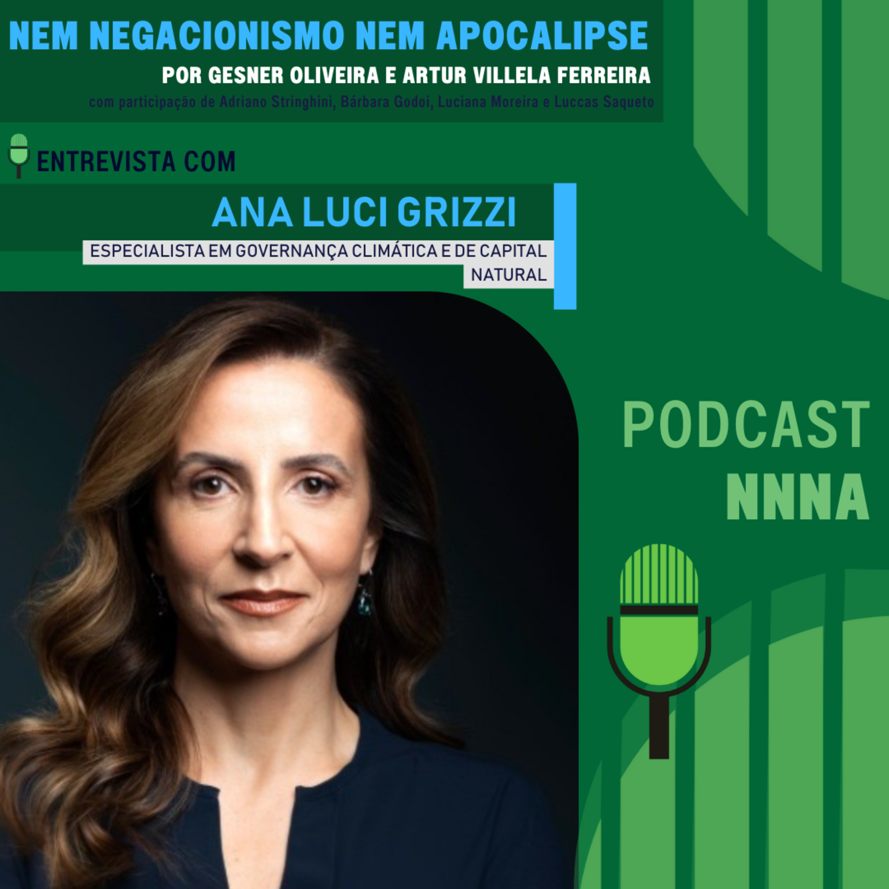 NNNA #199 - Ana Luci Grizzi, especialista em governança climática e de capital natural, por Gesner Oliveira e Artur Villela Ferreira episode artwork