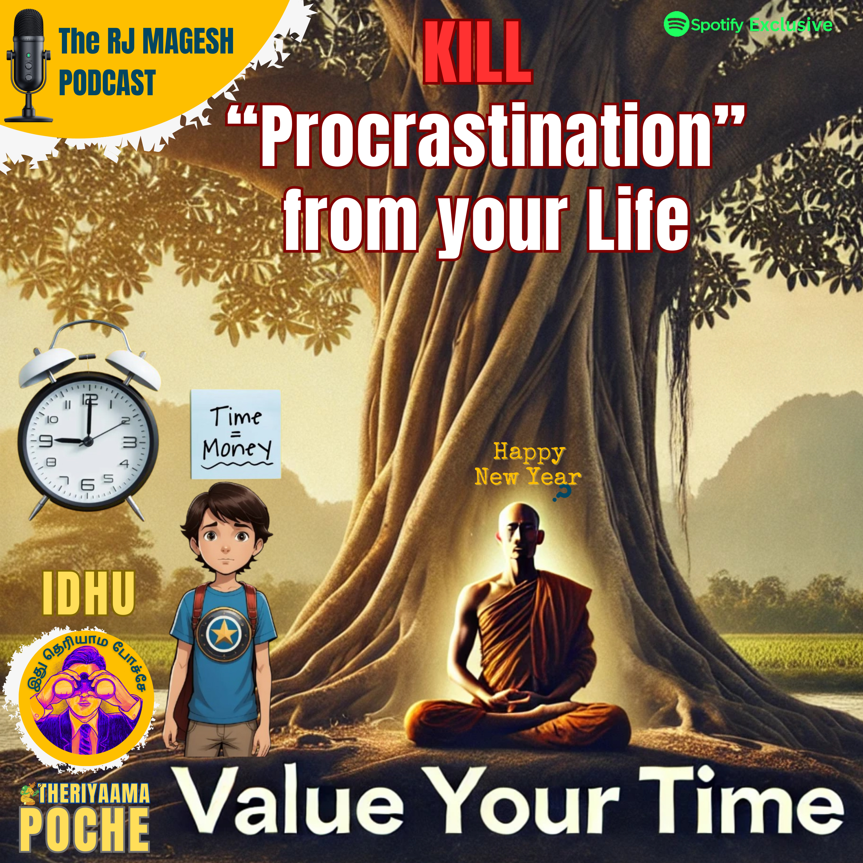 The Monk's Secret: Value Time and Kill Procrastination | Zen Productivity Hack episode artwork