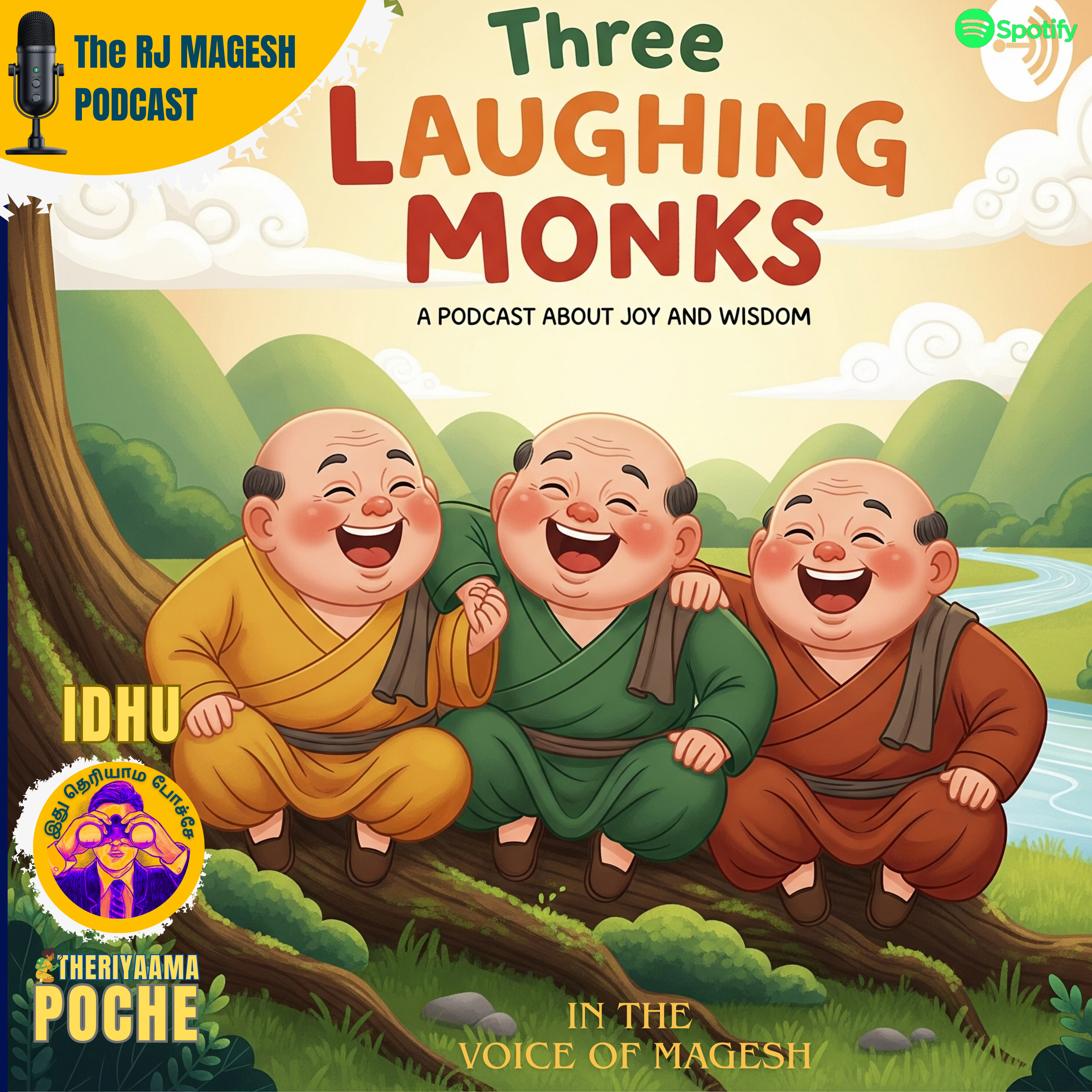 Three Laughing Monks - Realize the value of life episode artwork