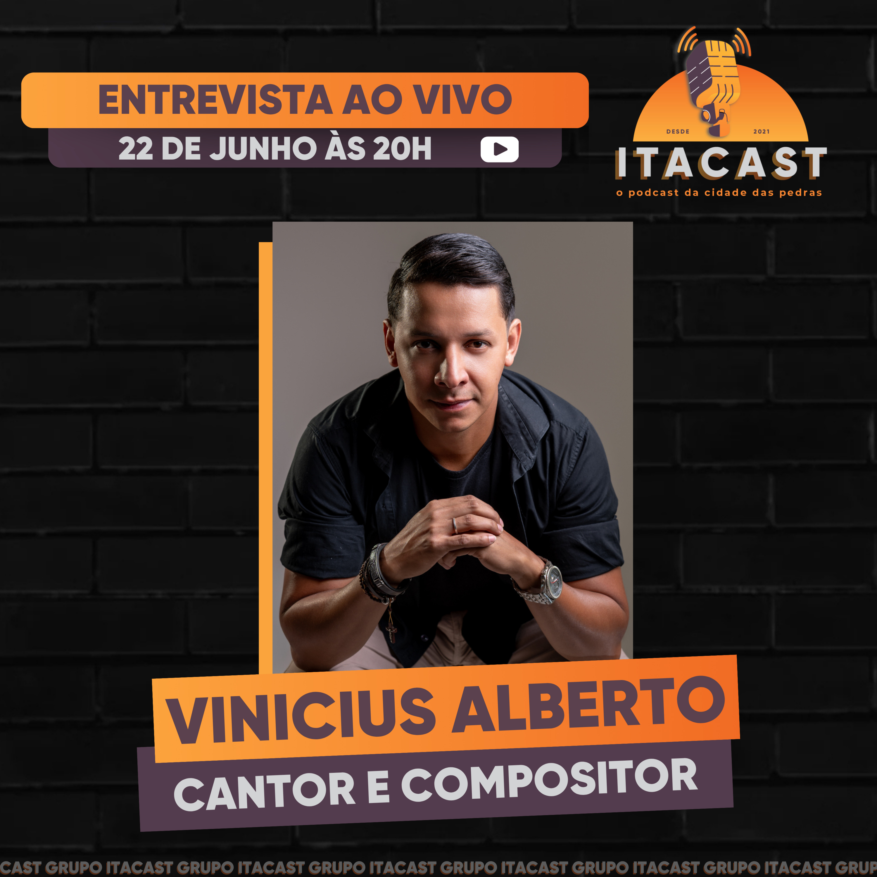 🎙️ Vinicius Alberto ( Cantor e Compositor ) - #287 episode artwork