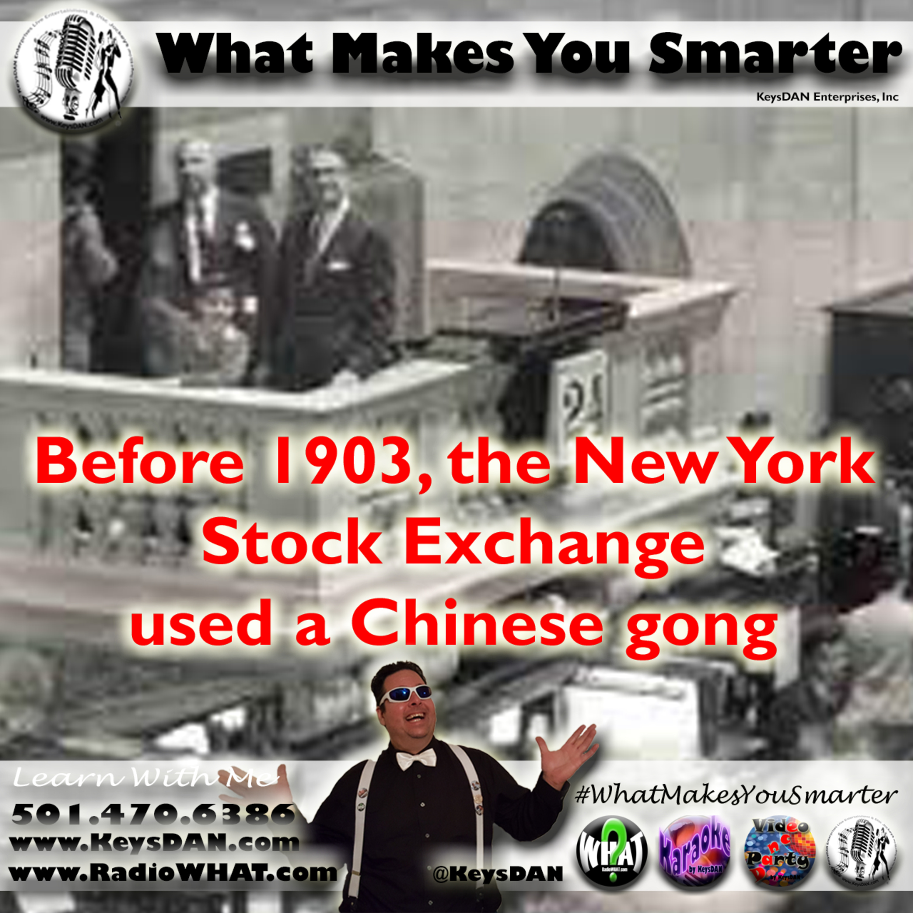Before 1903, the New York Stock Exchange used a Chinese gong KeysDAN Show #PODCAST #WhatMakesYouSmarter #KeysDANShow @KeysDAN episode artwork