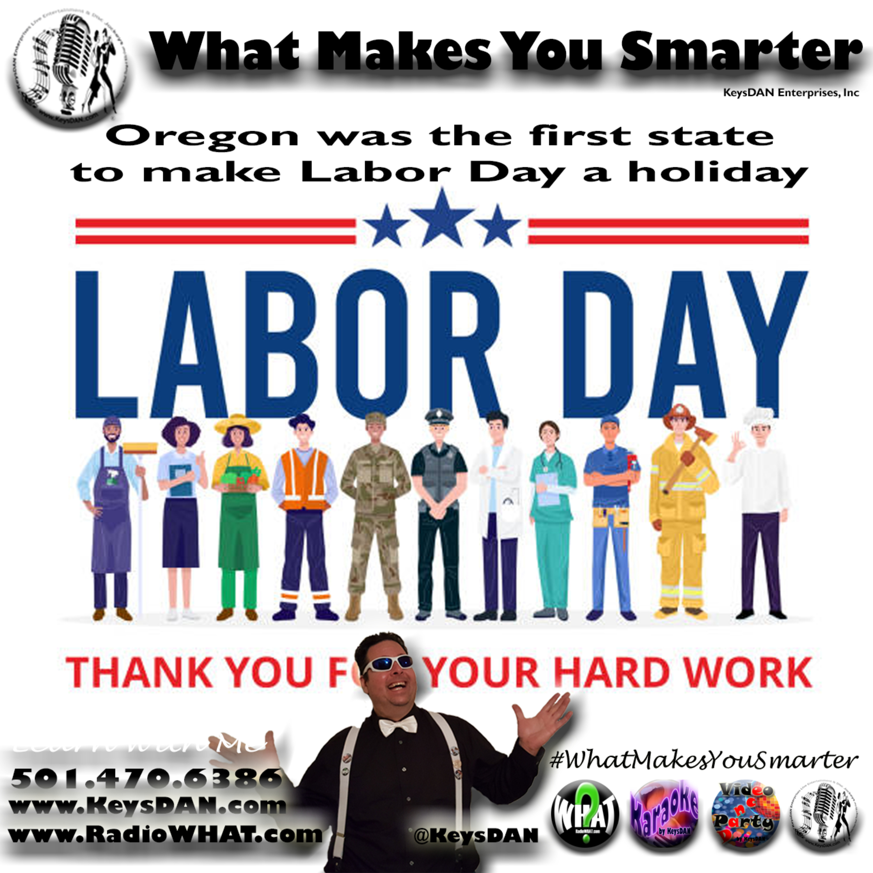 Oregon was the first state to make Labor Day a holiday. What Makes You Smarter #PODCAST #WhatMakesYouSmarter @KeysDAN  episode artwork