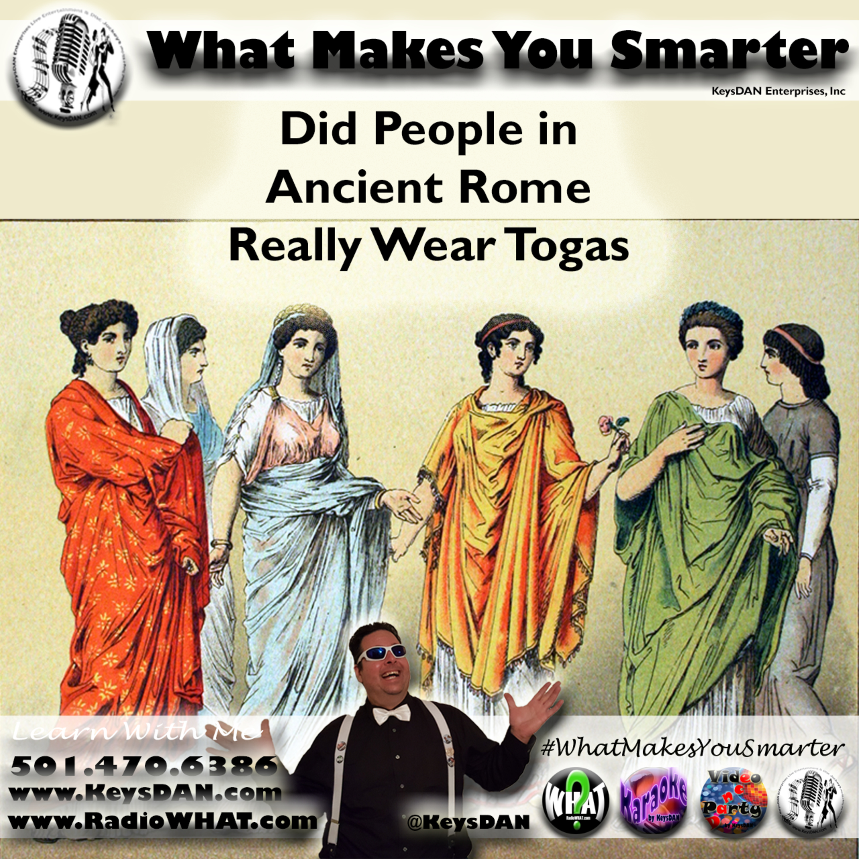 Did People in Ancient Rome Really Wear Togas #PODCAST #WhatMakesYouSmarter #KeysDANShow @KeysDAN episode artwork