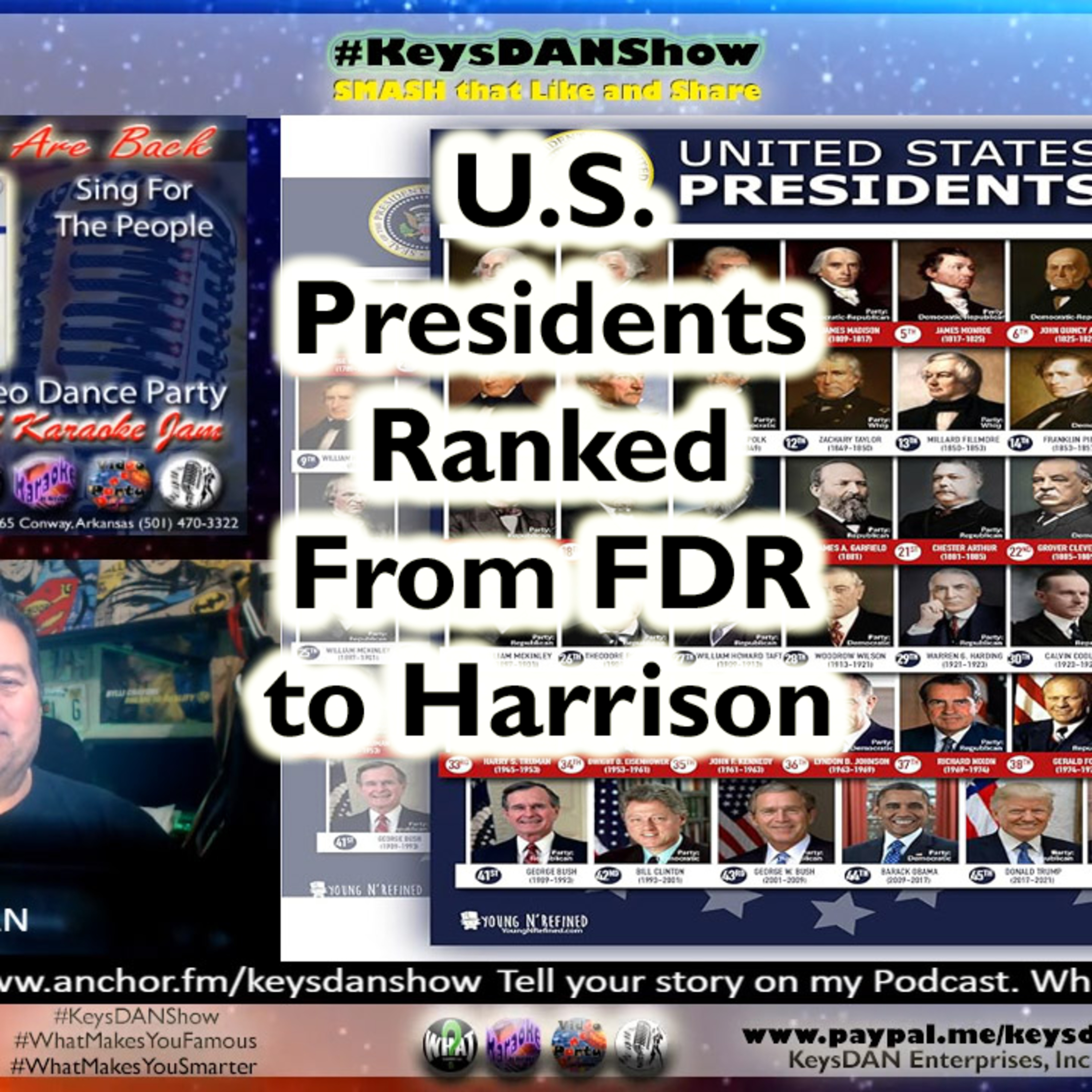 U.S. Presidents Ranked: From FDR to Harrison #HISTORY #WhatMakesYouSmarter #KeysDANShow @KeysDAN episode artwork