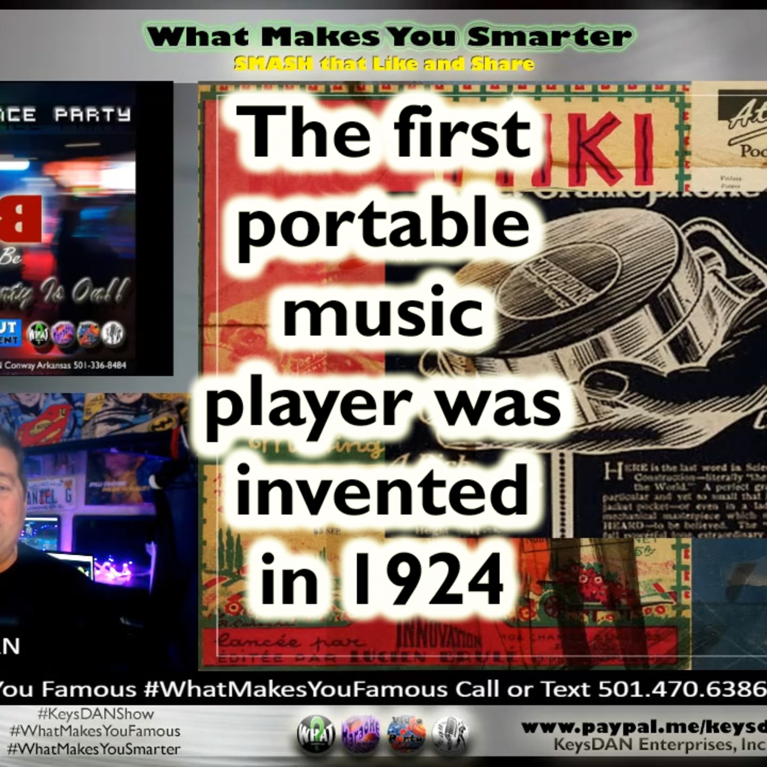 Miki Phone: The *REAL* First Portable Music Player? #HISTORY #WhatMakesYouSmarter #KeysDANShow @KeysDAN episode artwork