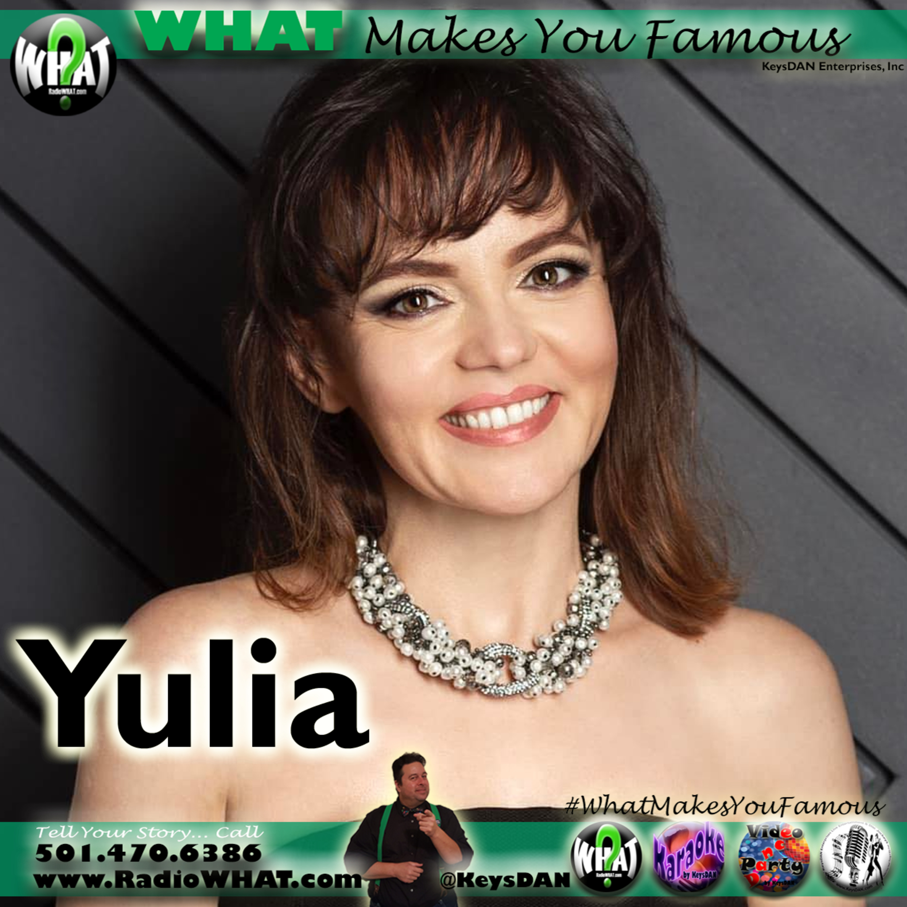 Yulia (pianist) What Makes You Famous #PODCAST #WhatMakesYouFamous @KeysDAN episode artwork