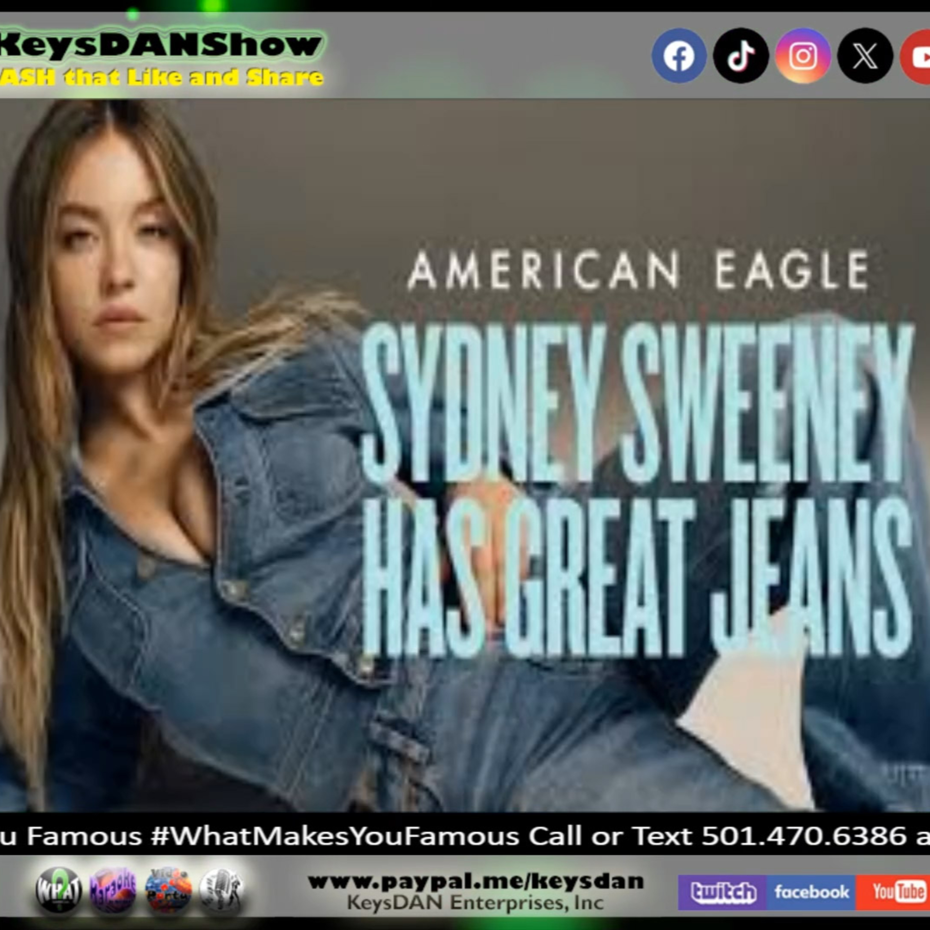 Sydney Sweeney & the American Eagle “Genes vs. Jeans” Controversy KeysDAN Show #NEWS #KeysDANShow @KeysDAN episode artwork