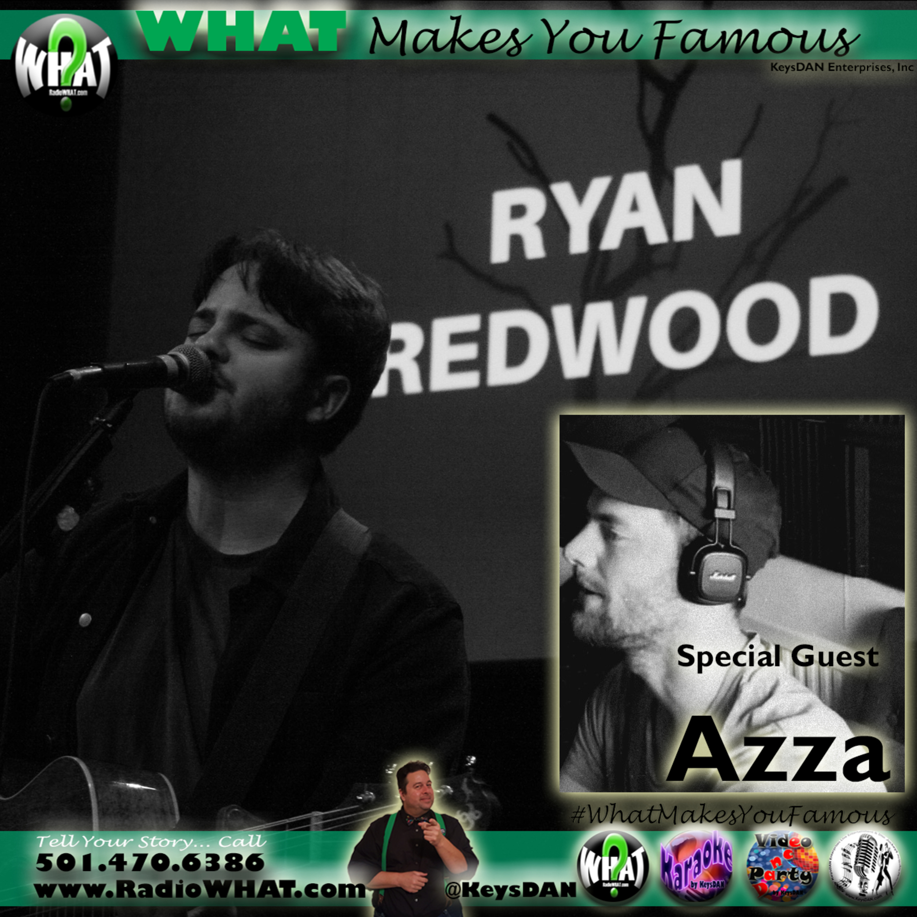 Ryan Redwood & Azza - The Back Room What Makes You Famous #PODCAST #WhatMakesYouFamous @KeysDAN  episode artwork