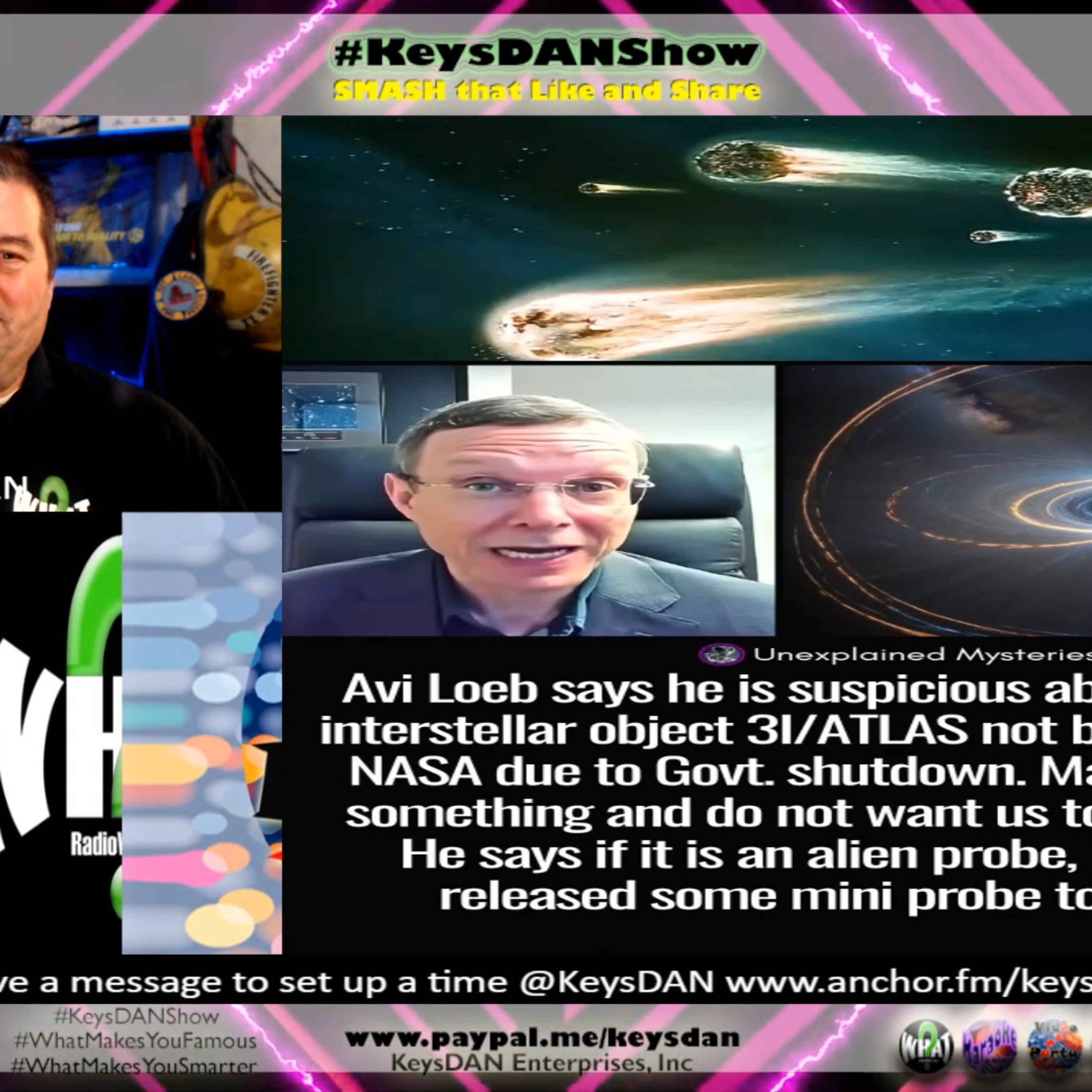 Avi Loeb's Alien Probe Theories on Interstellar Object 31 Atlas KeysDAN Show #Science #KeysDANShow @KeysDAN episode artwork