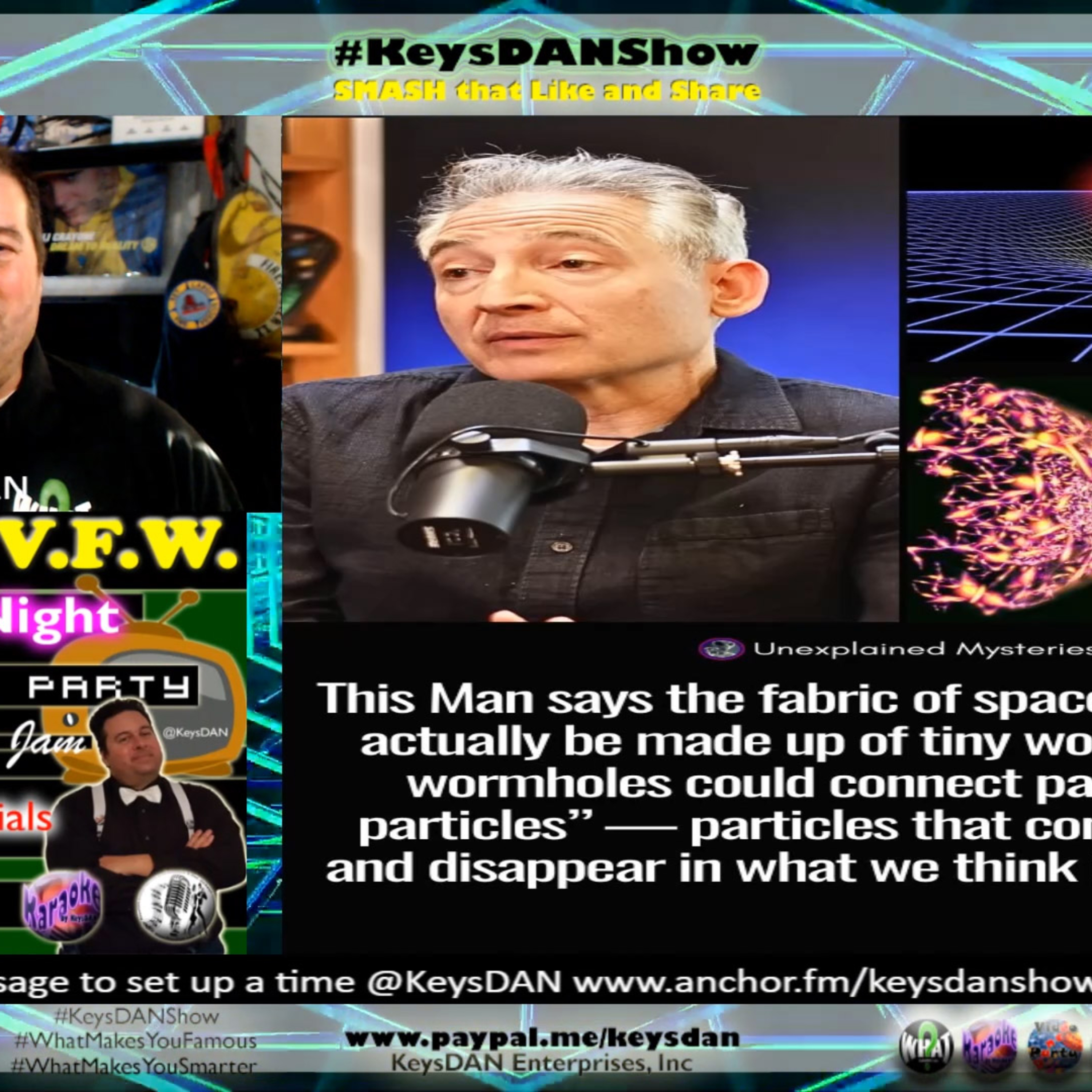 Tiny Wormholes: Unveiling the Fabric of Space and Time KeysDAN Show #Science #KeysDANShow @KeysDAN episode artwork