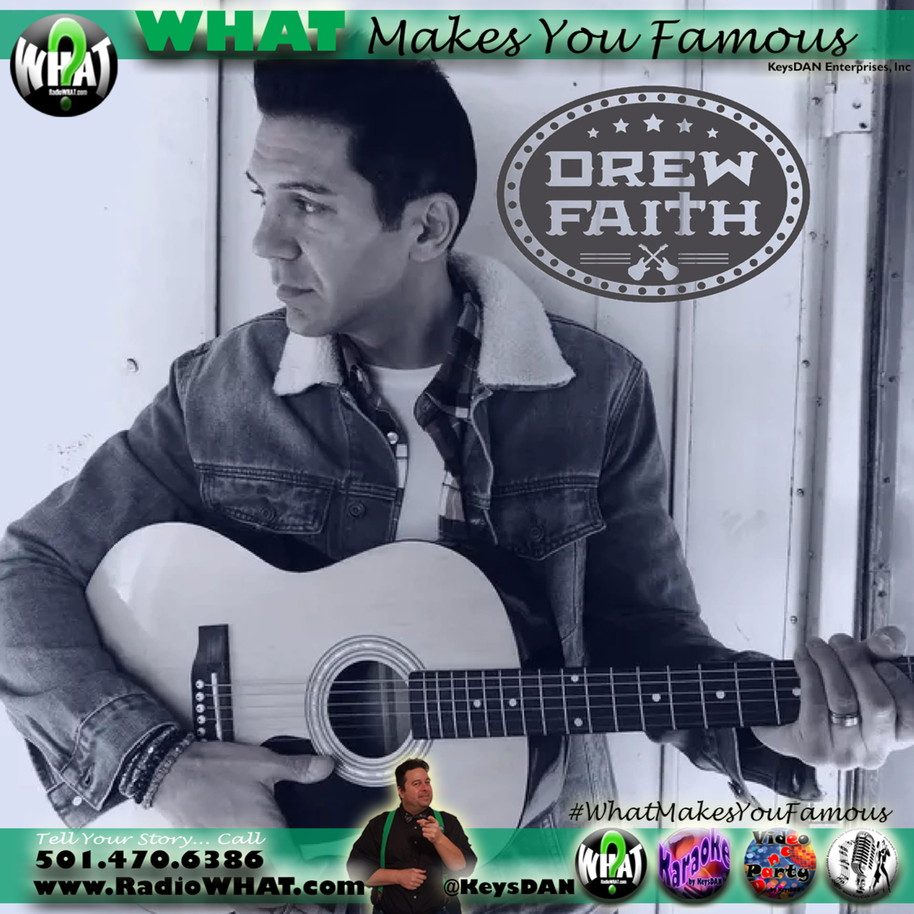 Drew Faith - Sometimes I Cry What Makes You Famous #PODCAST #WhatMakesYouFamous @KeysDAN  episode artwork