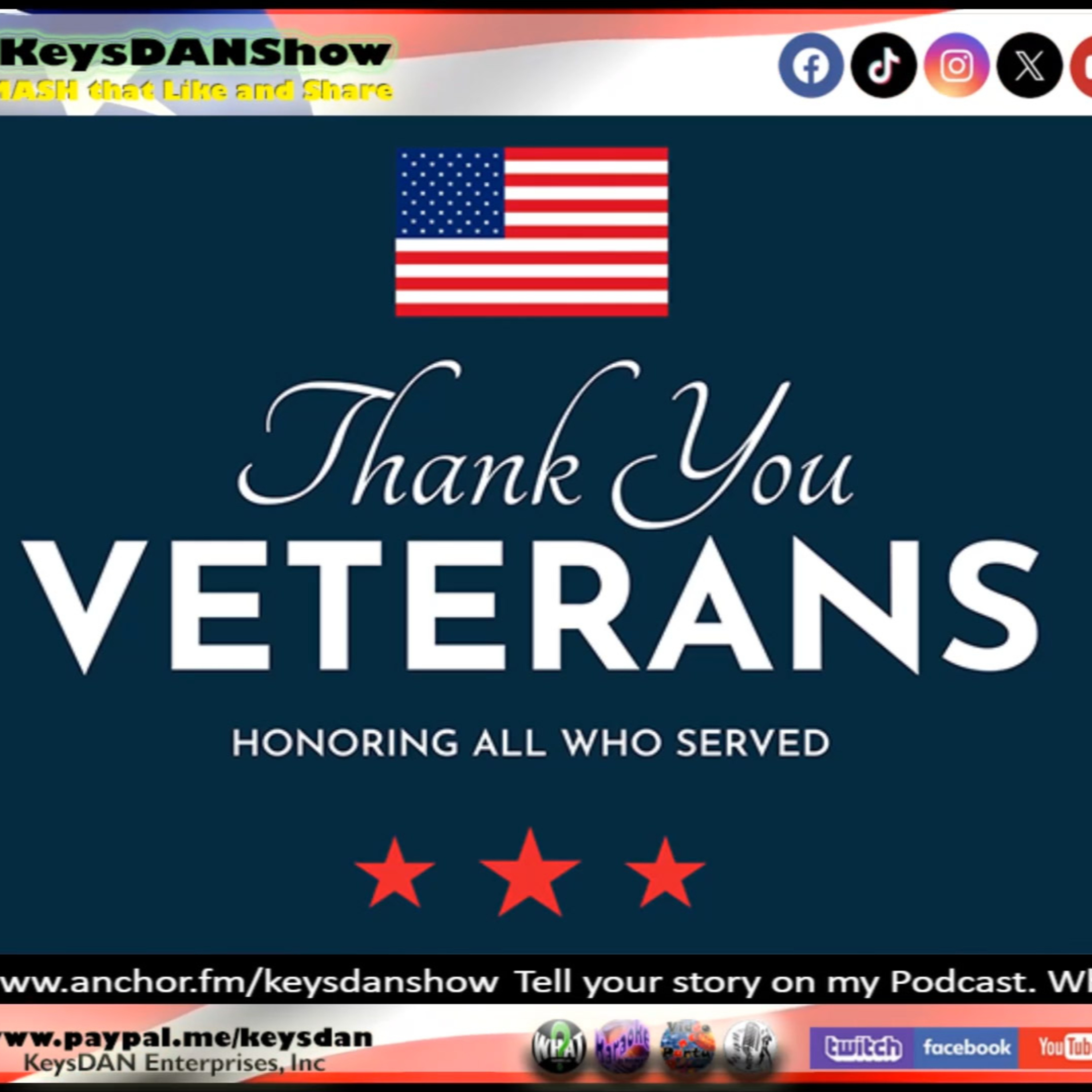 Veterans Day: Remembering Courage, Sacrifice, and Service #HISTORY KeysDAN Show #KeysDANShow @KeysDAN episode artwork