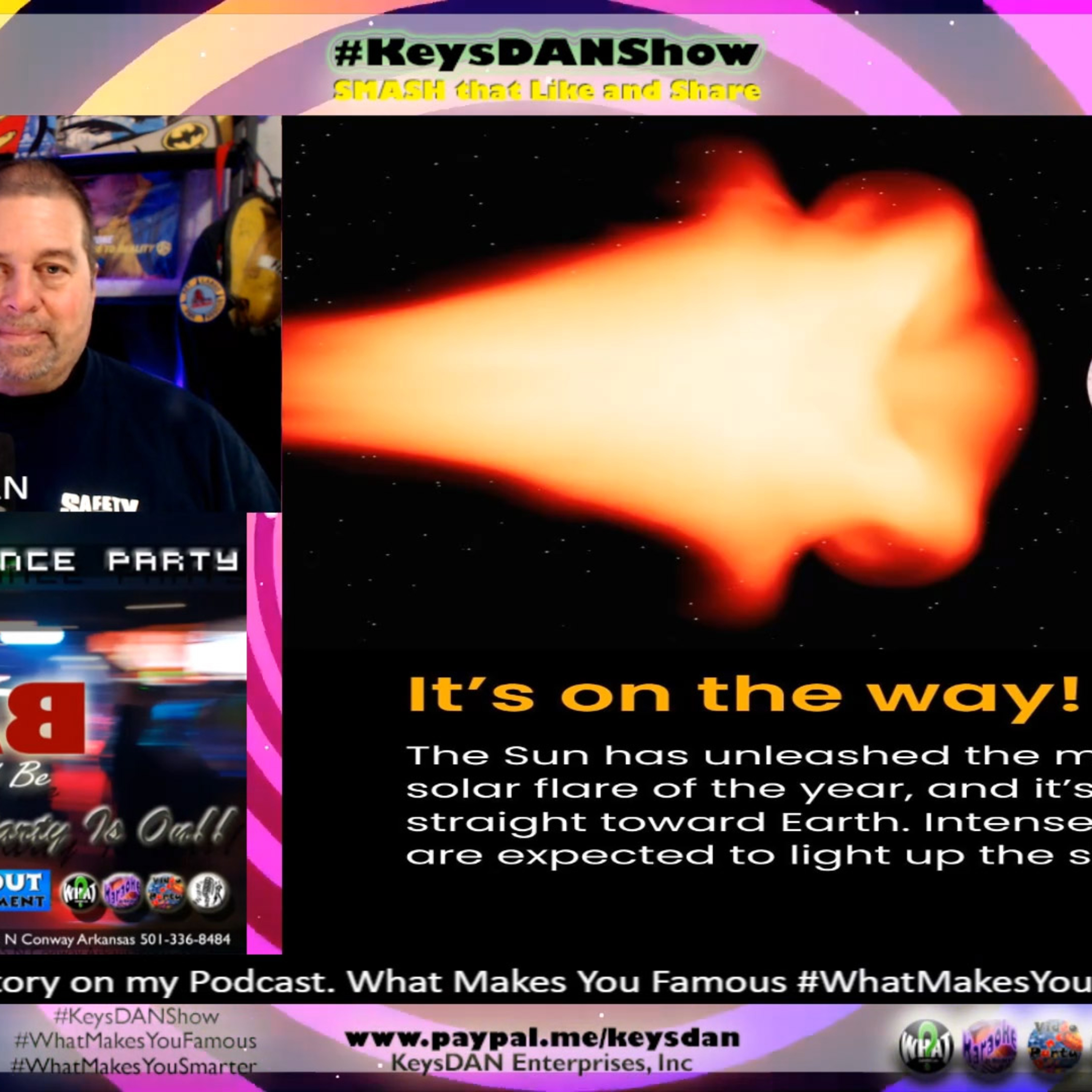 Solar Flare Alert: Rare Auroras to Light Up US Tonight! KeysDAN Show #Science #KeysDANShow @KeysDAN episode artwork