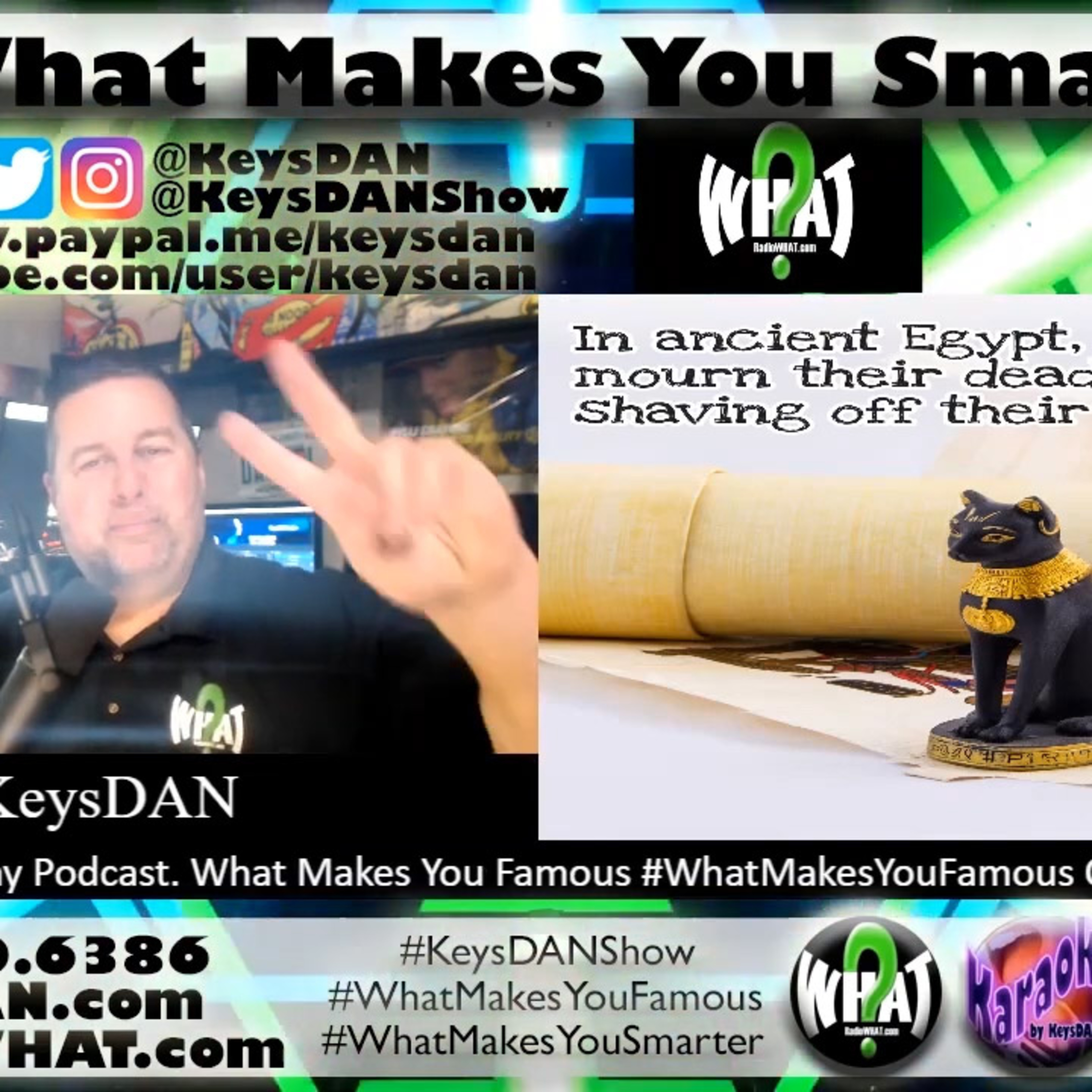 Ancient Egyptians & Cats Purrfect History Facts! #HISTORY KeysDAN Show #KeysDANShow @KeysDAN episode artwork