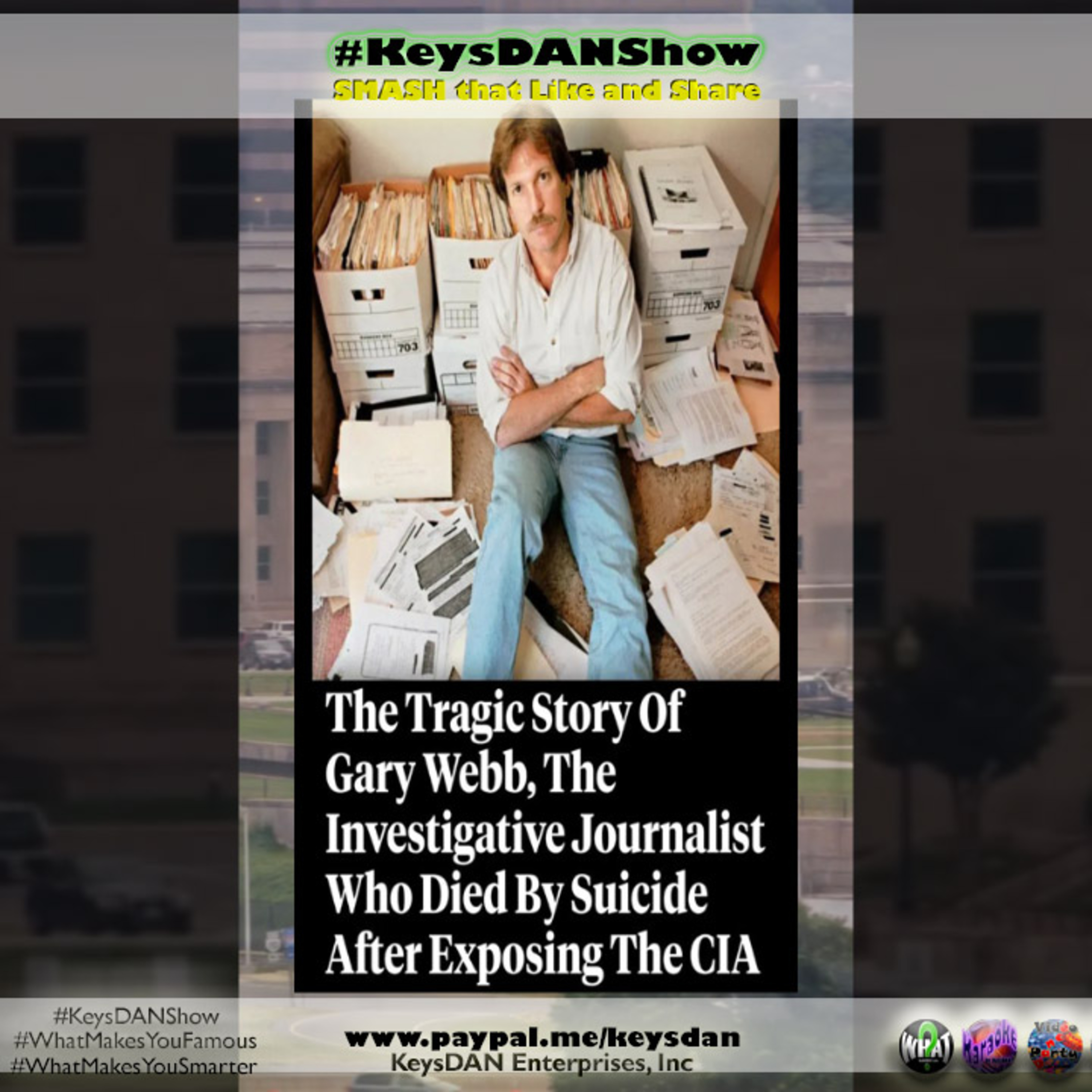 Gary Webb: The Journalist They Tried to Silence #HISTORY KeysDAN Show #KeysDANShow @KeysDAN episode artwork