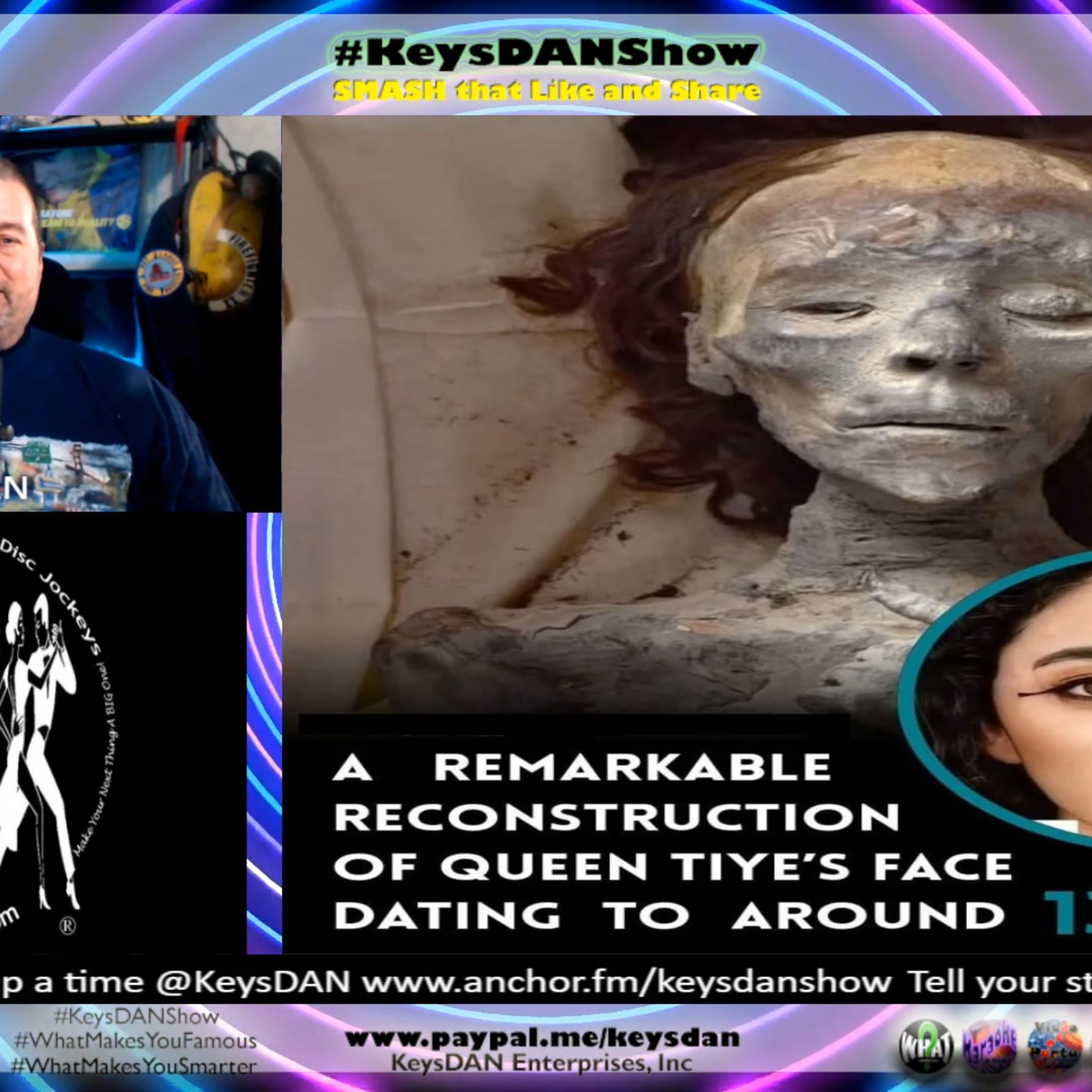 Queen Tiye's Face Reconstructed: Ancient Egypt's Power Revealed #HISTORY KeysDAN Show #KeysDANShow @KeysDAN episode artwork