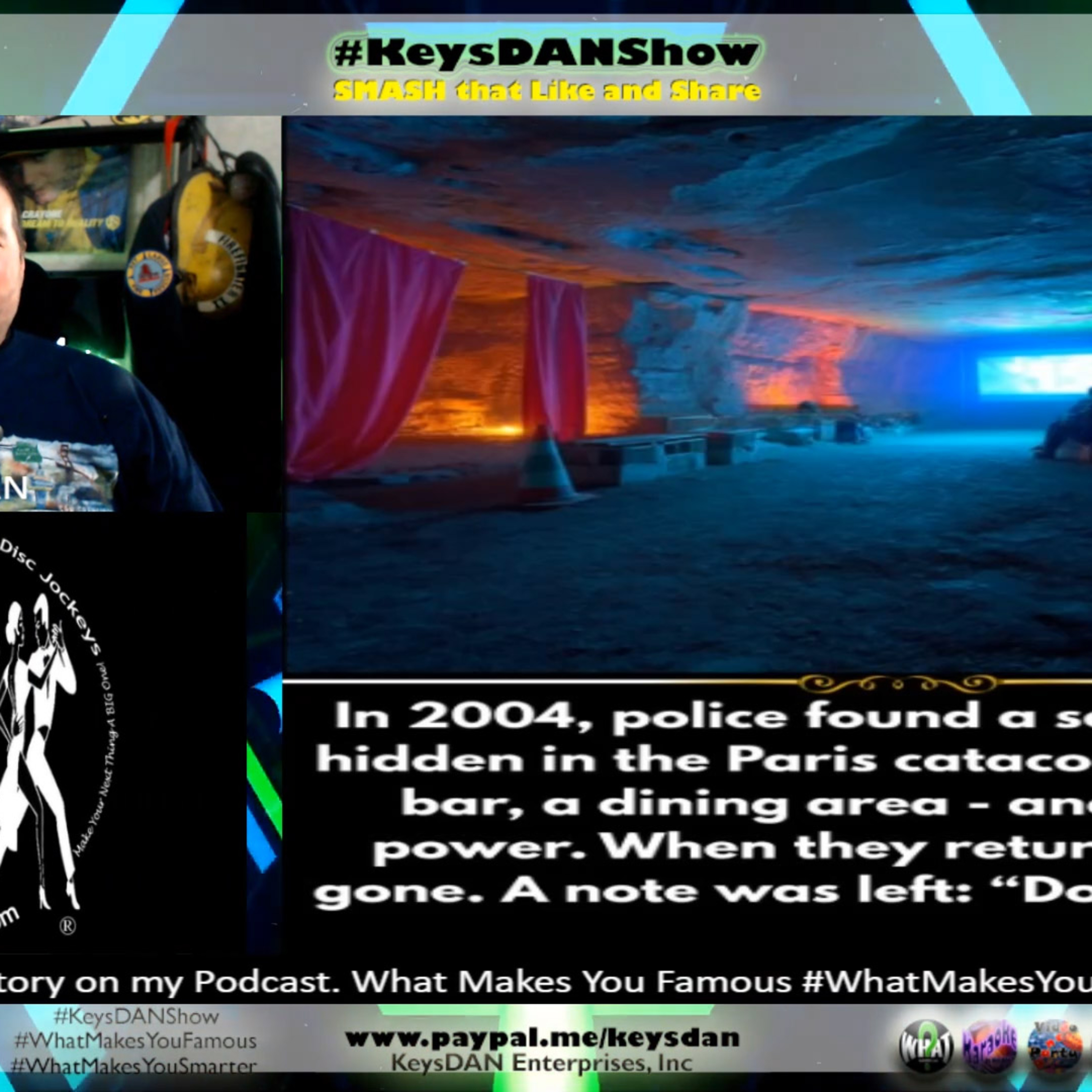 Paris Catacombs Underground Cinema: A Vanishing Mystery! #HISTORY KeysDAN Show #KeysDANShow @KeysDAN episode artwork