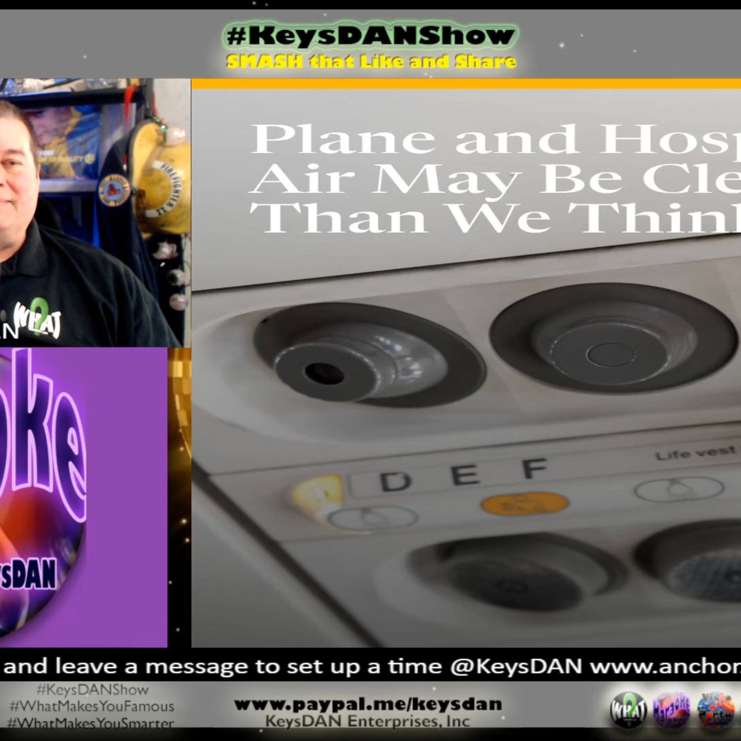 Are Plane & Hospital Air Safe? New Germ Research! KeysDAN Show #Science #KeysDANShow @KeysDAN episode artwork