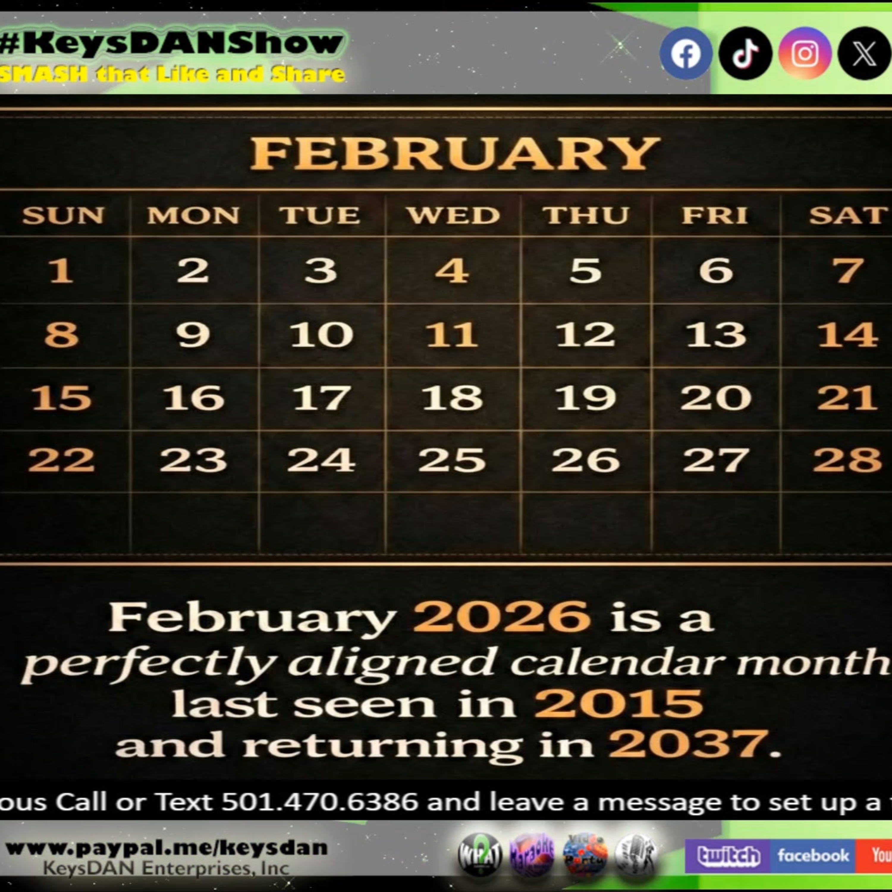 February 2026: The Rare Calendar Alignment You'll Miss! #FACTS KeysDAN Show #KeysDANShow @KeysDAN episode artwork