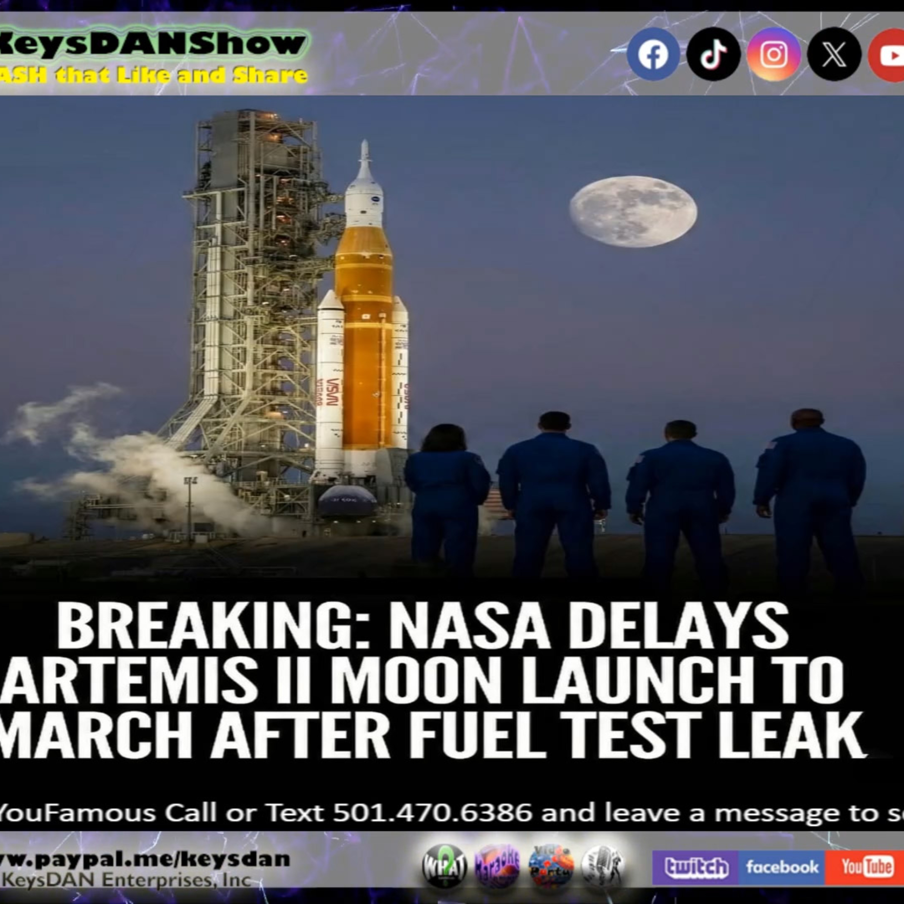 Artemis 2 Mission Delayed: What You Need to Know KeysDAN Show #Science #KeysDANShow @KeysDAN episode artwork