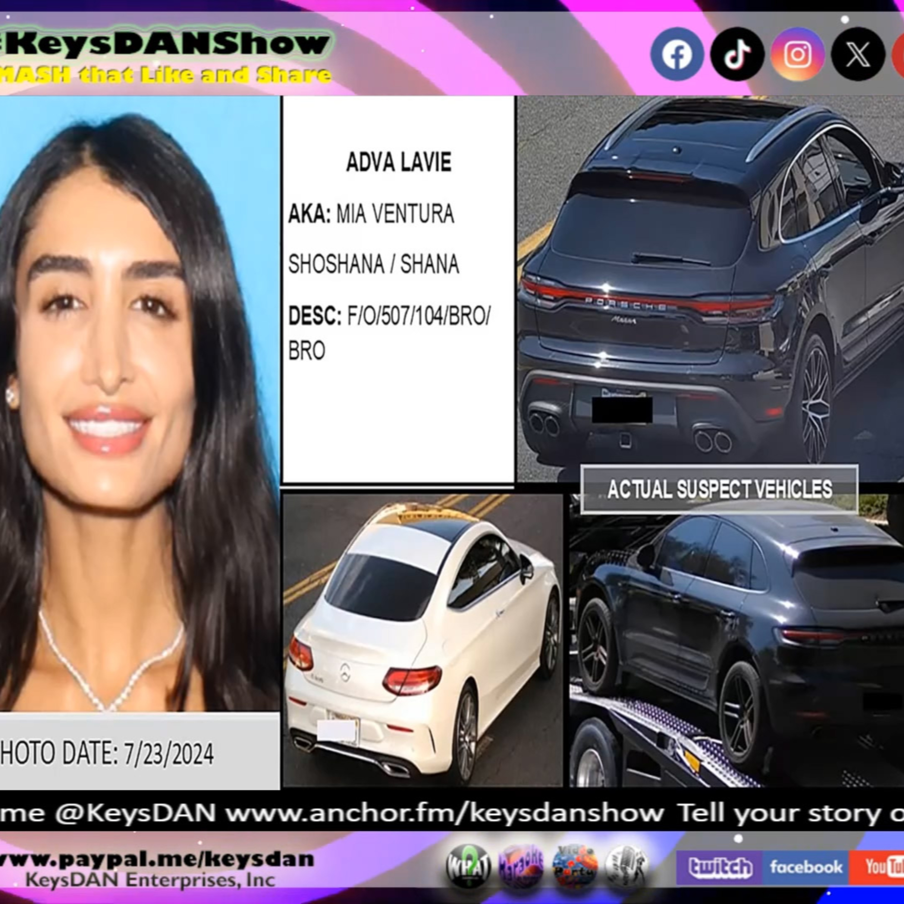 Model Adva Lavie's Shocking Dating App Deception Uncovered! KeysDAN Show #TrueCrime #KeysDANShow @KeysDAN episode artwork