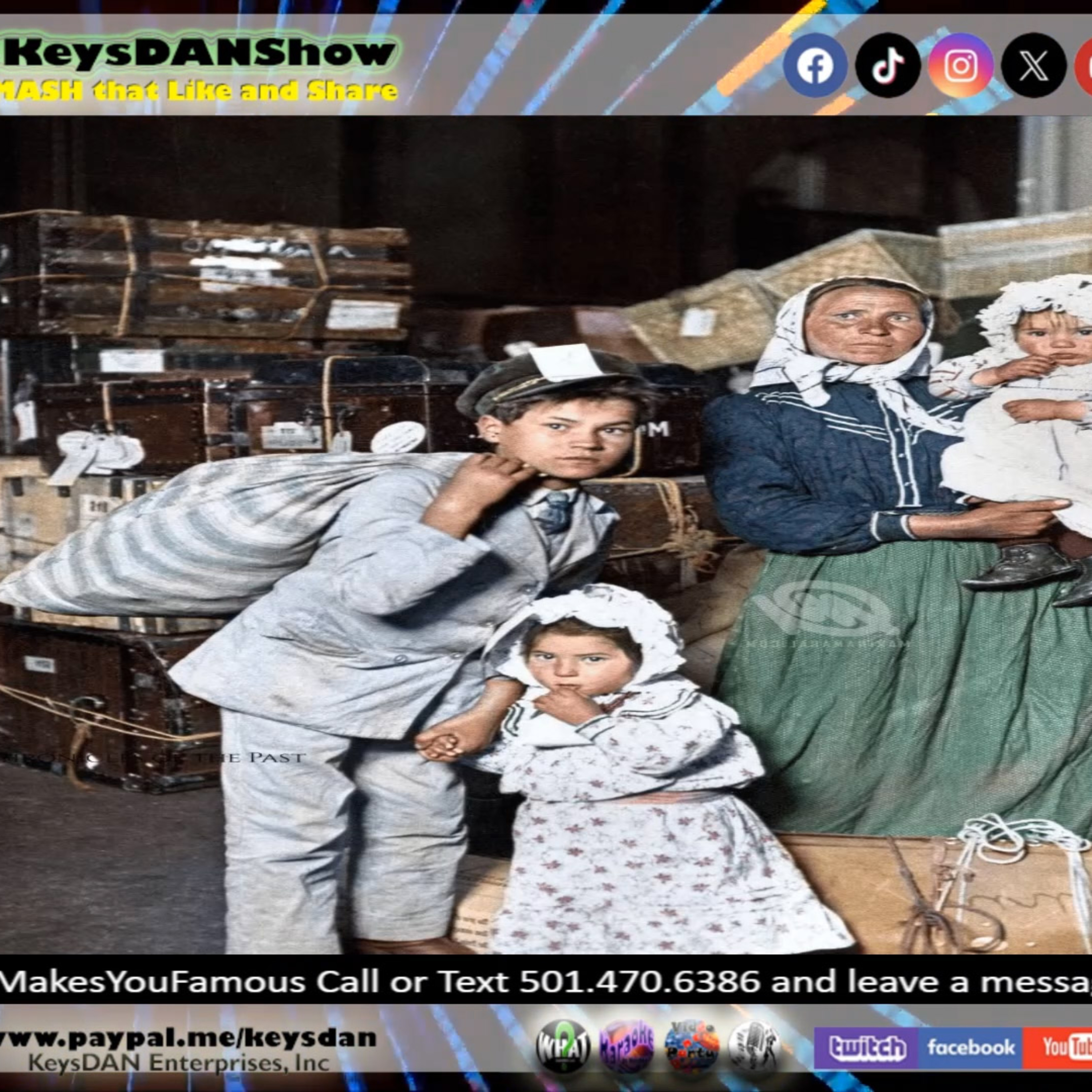 1905 Ellis Island: Lost Luggage, Lost Hopes, New Beginnings #HISTORY KeysDAN Show #KeysDANShow @KeysDAN episode artwork
