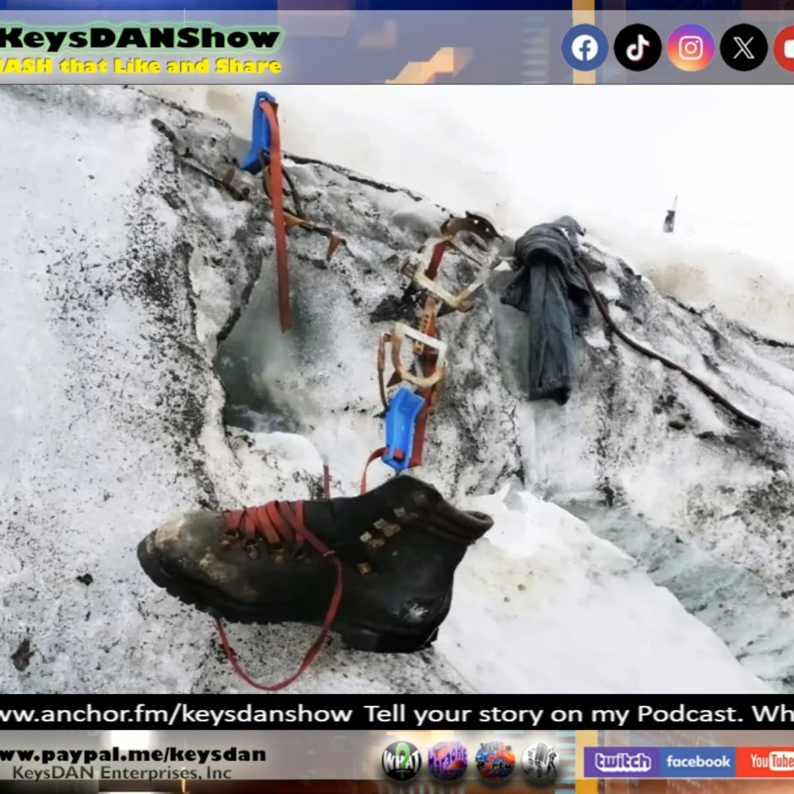 Missing Climber Found After 38 Years in Glacier #HISTORY KeysDAN Show #KeysDANShow @KeysDAN episode artwork