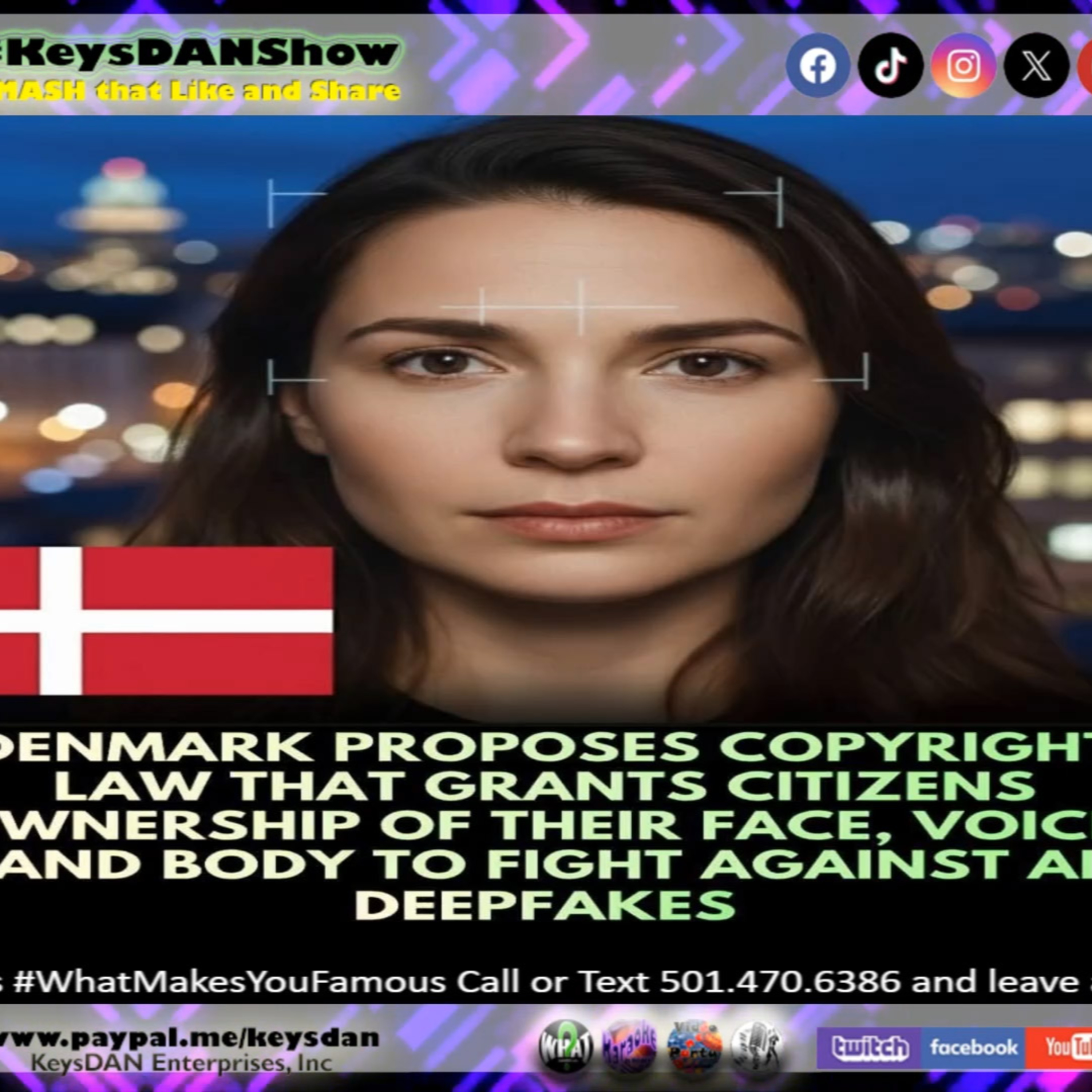 Denmark's Bold AI Law: Your Face, Your Copyright! KeysDAN Show #Science #KeysDANShow @KeysDAN episode artwork