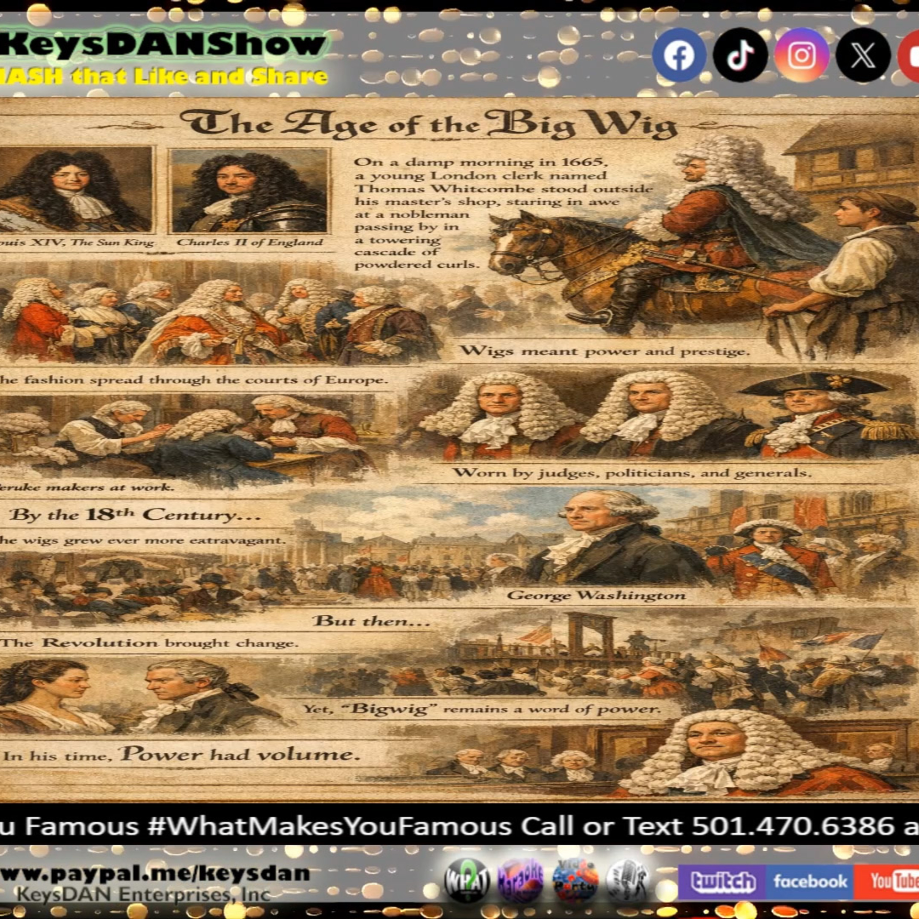 The Power of Powdered Wigs: Status, Shame, and Style #HISTORY KeysDAN Show #KeysDANShow @KeysDAN episode artwork