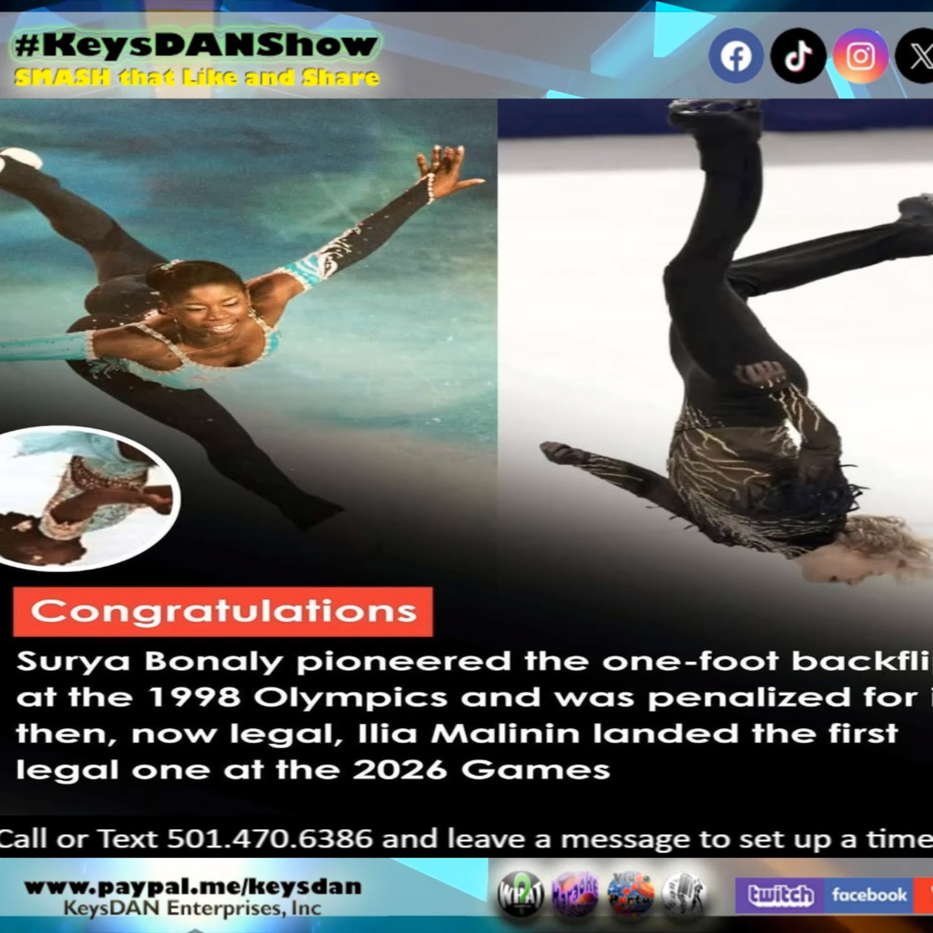 Ilia Malanin's Historic Olympic Flip Honors Surya Bonaly KeysDAN Show #NEWS #KeysDANShow @KeysDAN episode artwork