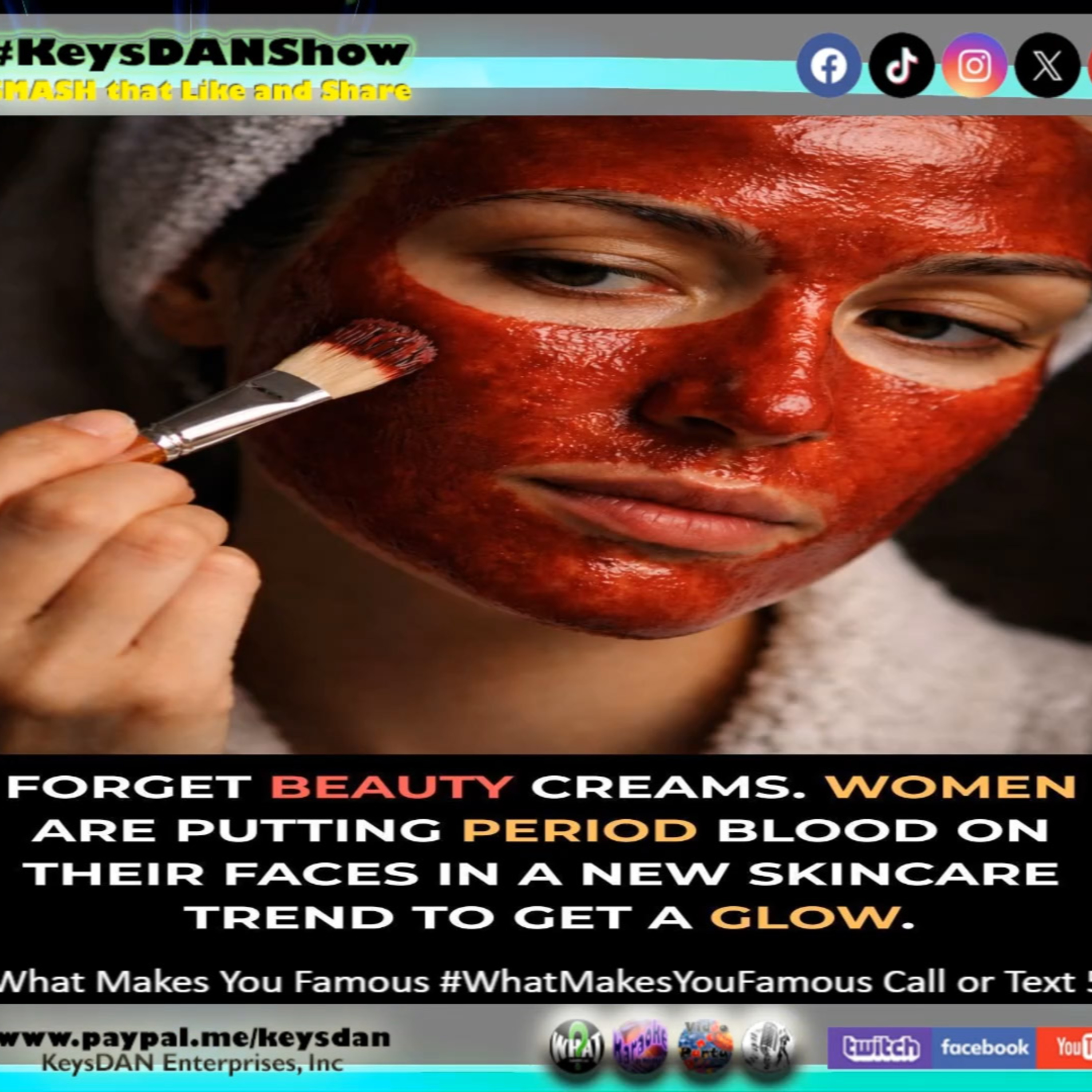 TikTok's DANGEROUS Skincare Trend: Menstrual Masking Exposed! KeysDAN Show #Science #KeysDANShow @KeysDAN episode artwork