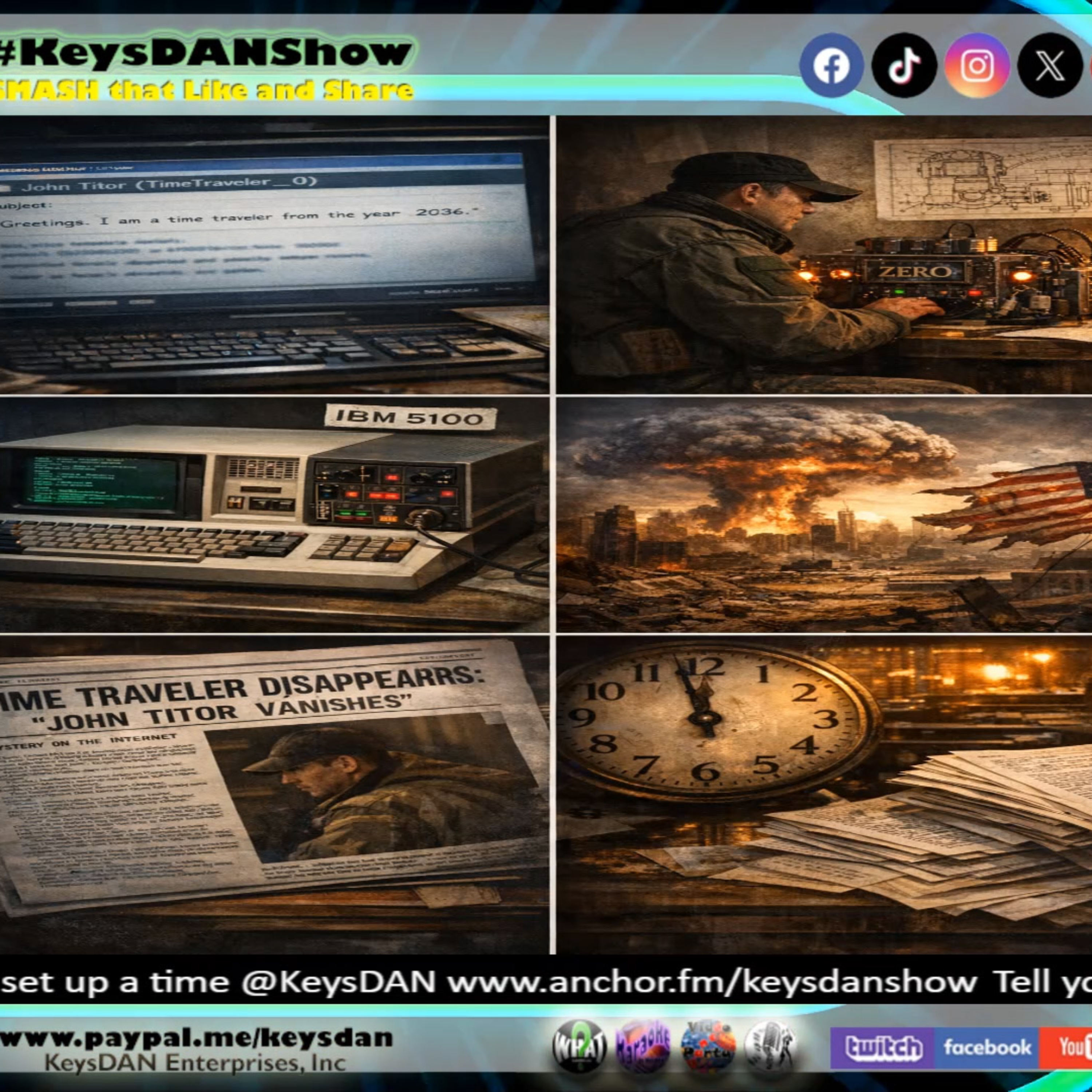 John Titor: Did a Time Traveler Warn Us? #HISTORY KeysDAN Show #KeysDANShow @KeysDAN episode artwork