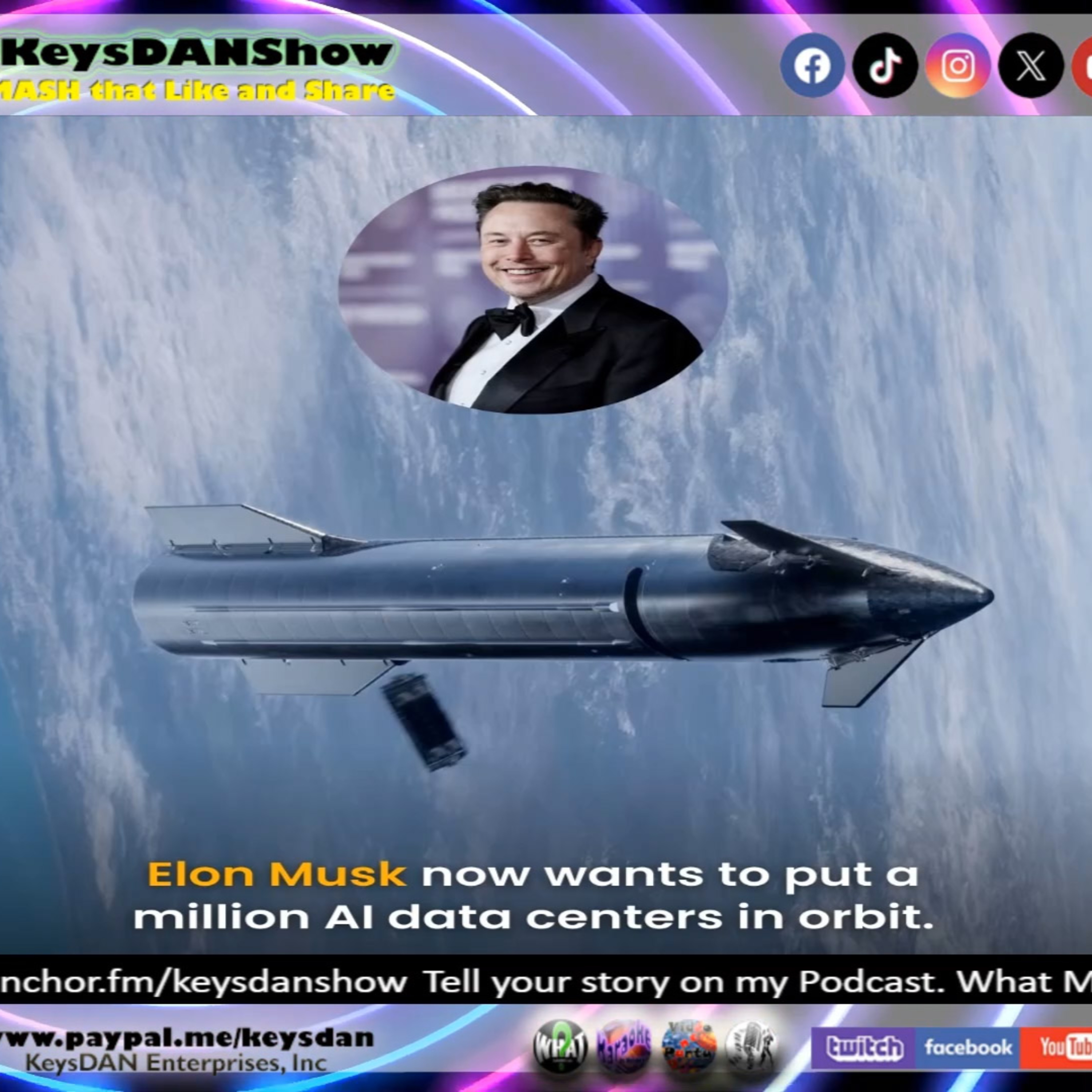 SpaceX Acquires xAI: A Trillion-Dollar AI Orbit Plan! KeysDAN Show #Science #KeysDANShow @KeysDAN episode artwork