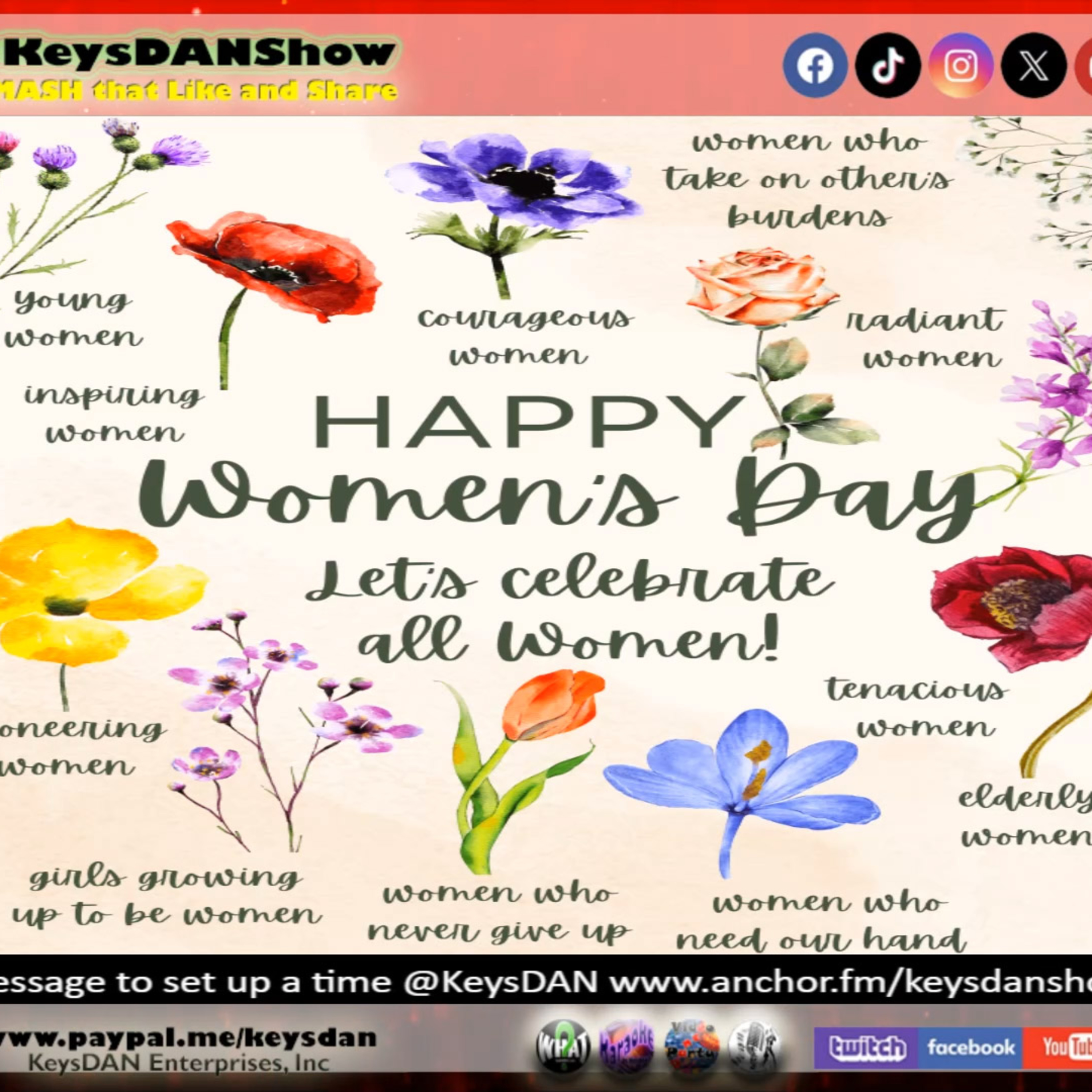 International Women's Day: Honoring Past, Shaping Future #HISTORY KeysDAN Show #KeysDANShow @KeysDAN episode artwork