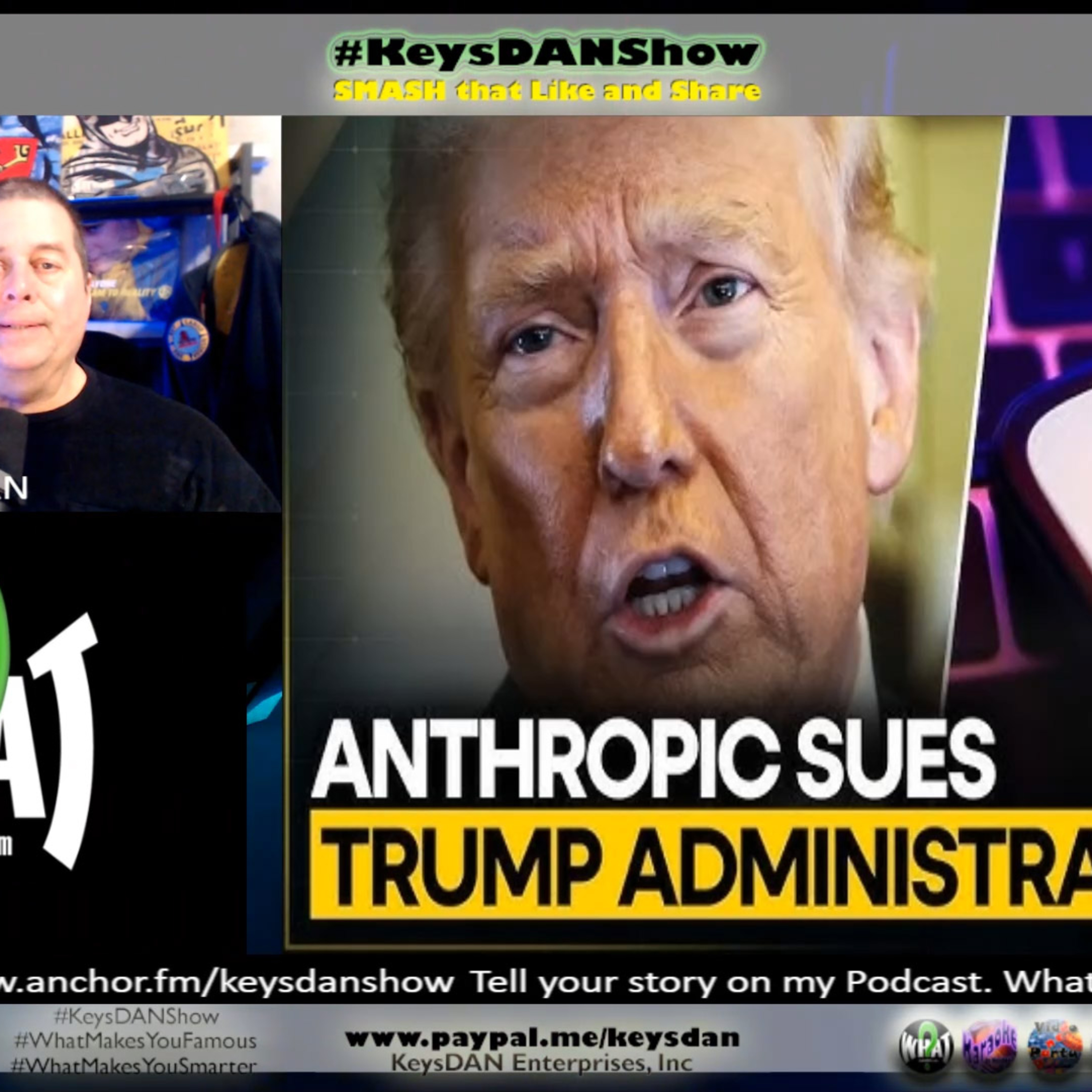 Anthropic Sues Trump Admin Over Pentagon Blacklist KeysDAN Show #NEWS #KeysDANShow @KeysDAN episode artwork