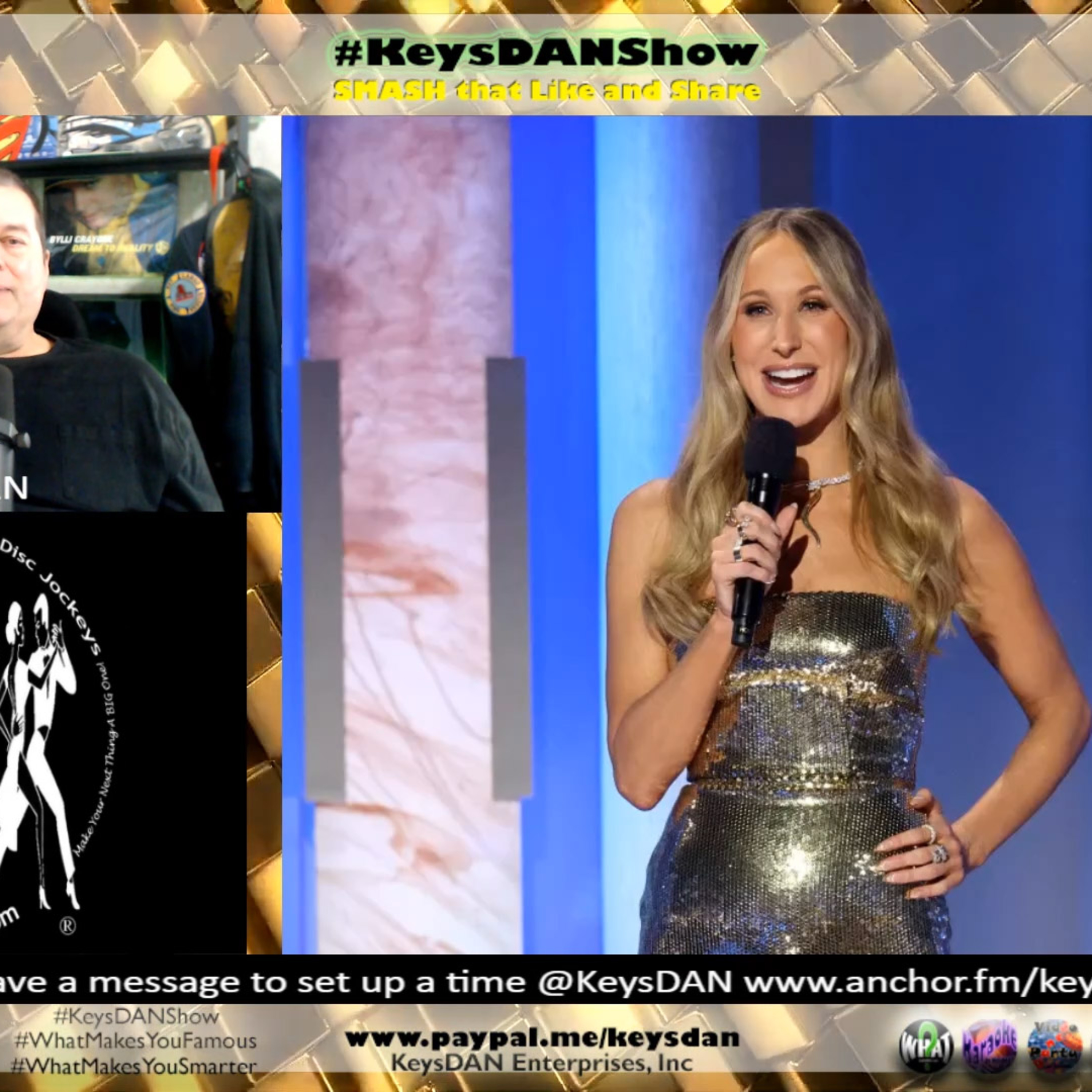 Nikki Glaser Third Golden Globes Host: HUGE Comedy Return! KeysDAN Show #NEWS #KeysDANShow @KeysDAN episode artwork