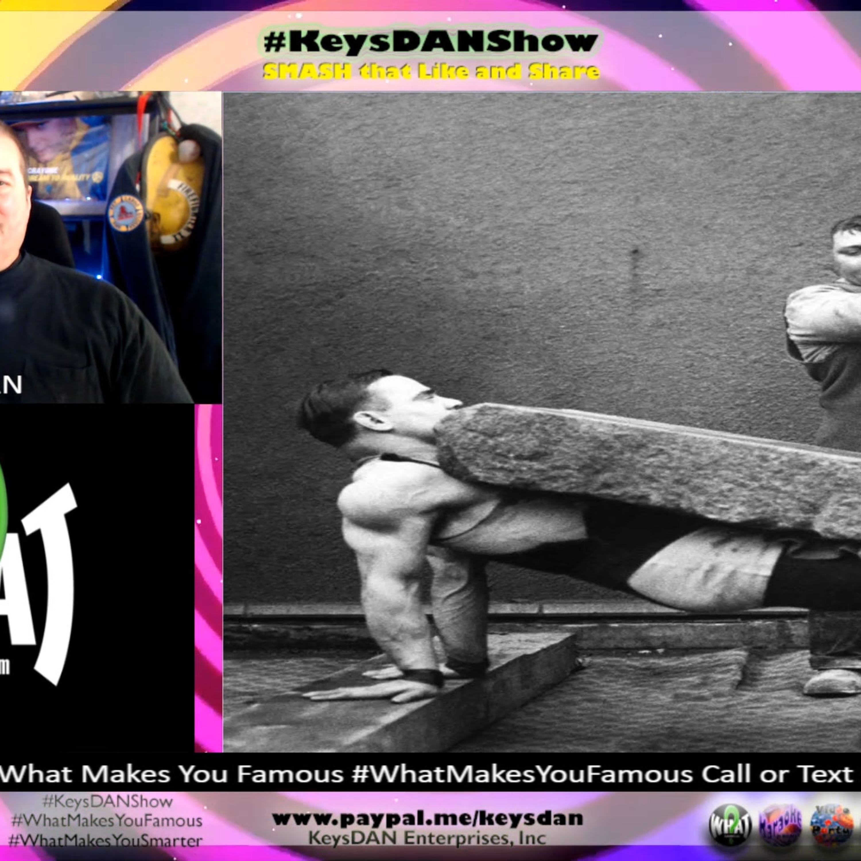 Strongman Shatters Concrete on Chest: Old-World Bravado! #HISTORY KeysDAN Show #KeysDANShow @KeysDAN episode artwork
