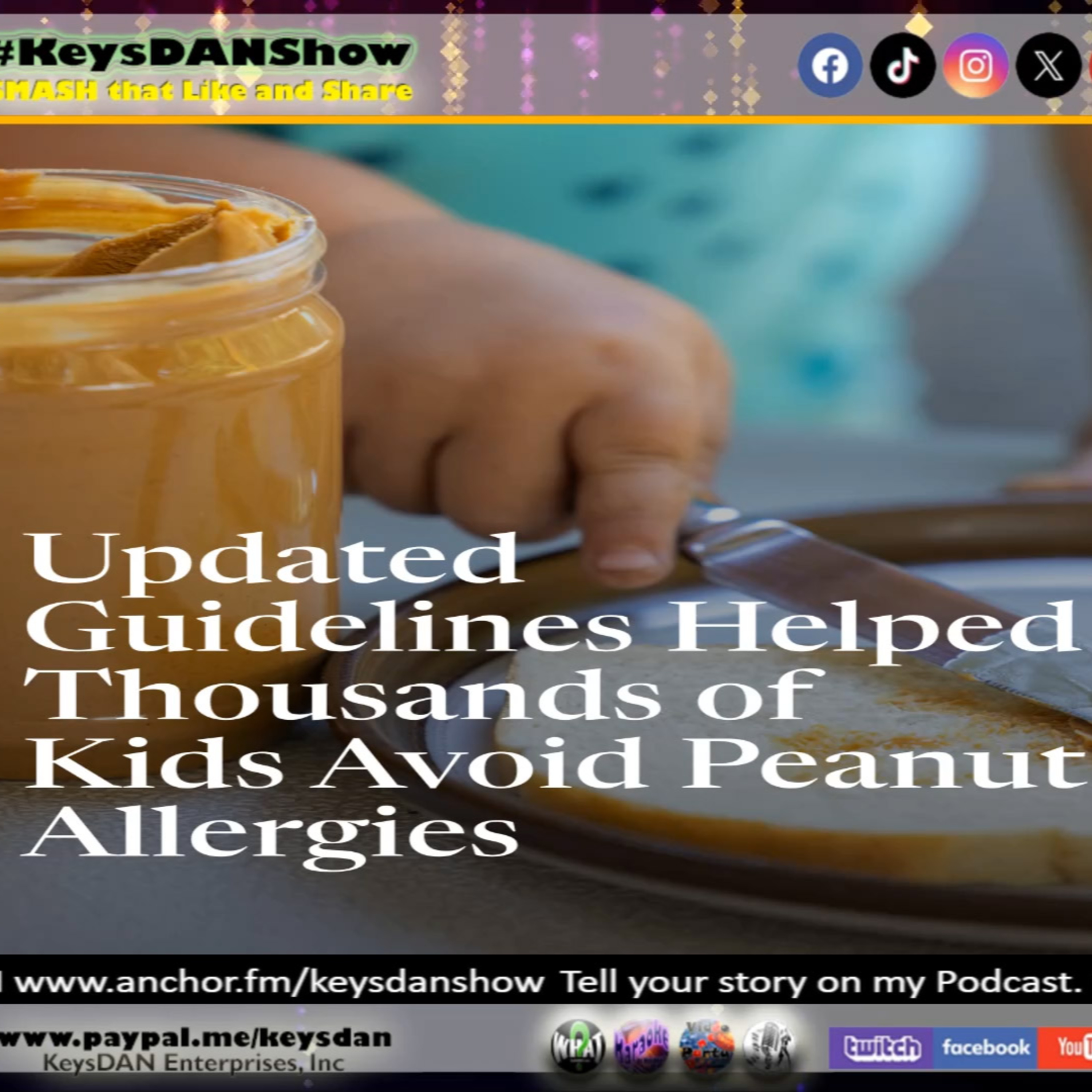 Peanut Allergies Drop 40% in Young Children! KeysDAN Show #Science #KeysDANShow @KeysDAN episode artwork