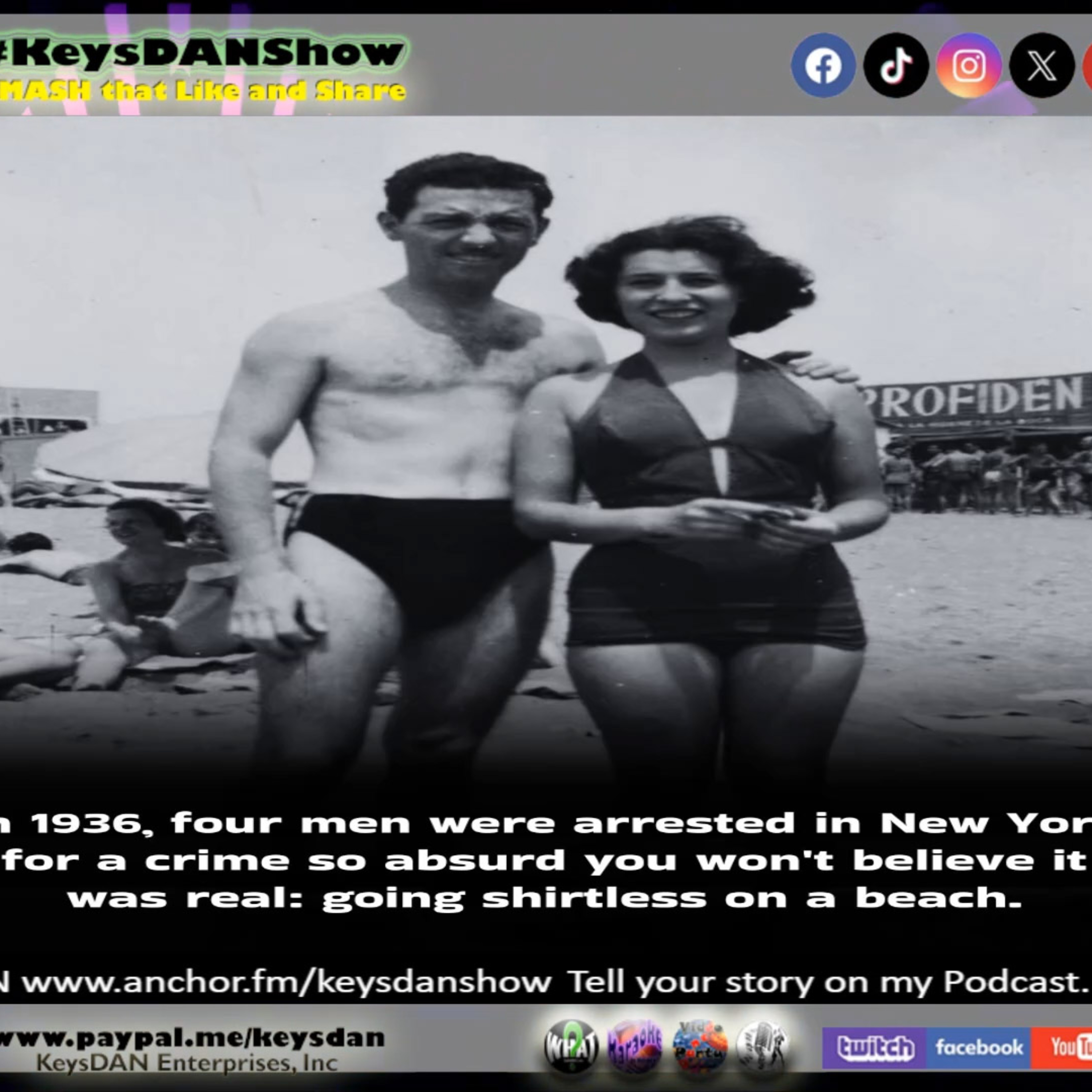Shirtless Ban Protest: The Absurd Law Men Fought! #HISTORY KeysDAN Show #KeysDANShow @KeysDAN episode artwork