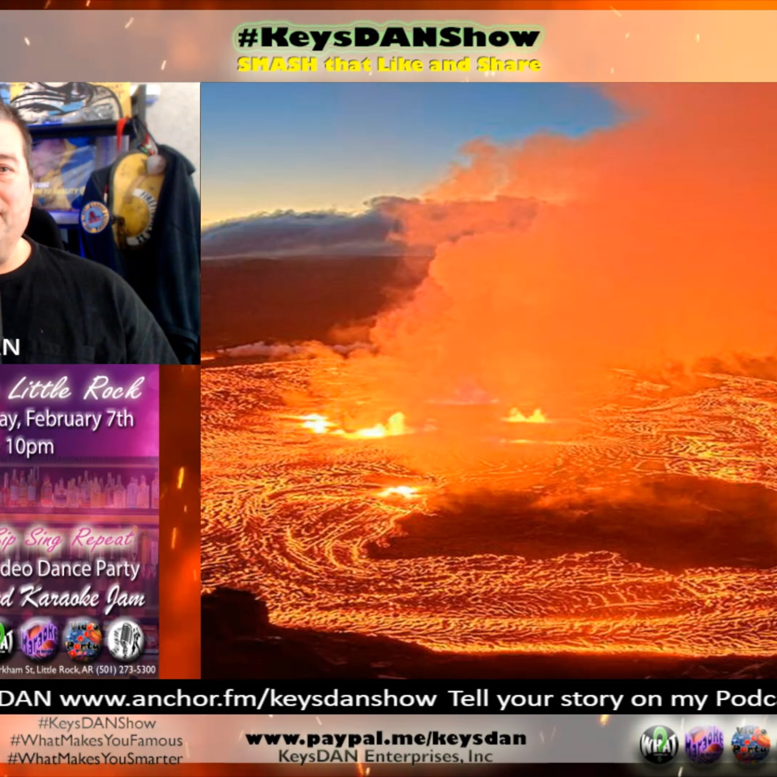 Hawaii Volcano Kilauea ERUPTS: Witness Fiery Lava Spectacle! #HISTORY KeysDAN Show #KeysDANShow @KeysDAN episode artwork