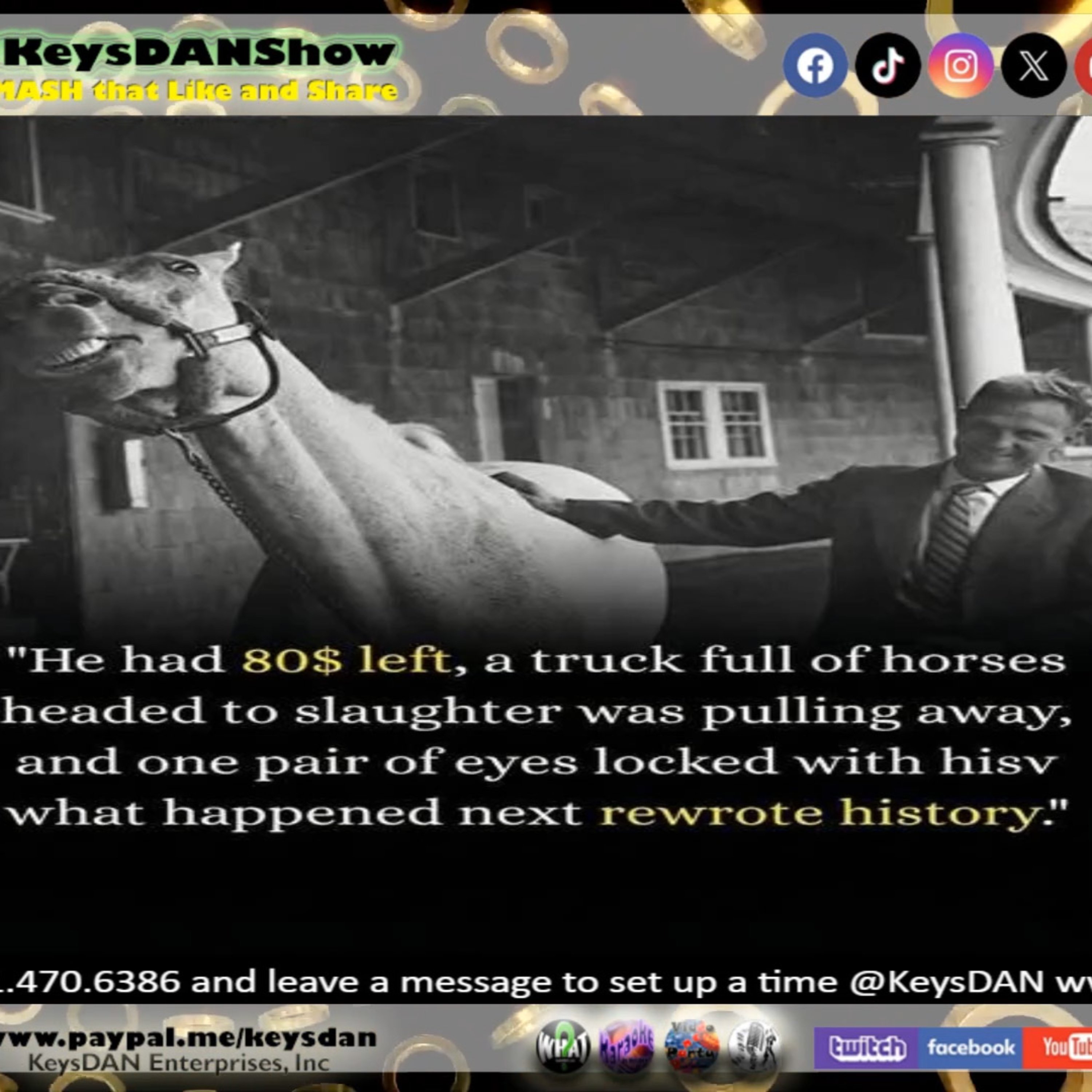 The $80 Horse Who Rewrote History: An Unforgettable Rescue #HISTORY KeysDAN Show #KeysDANShow @KeysDAN episode artwork